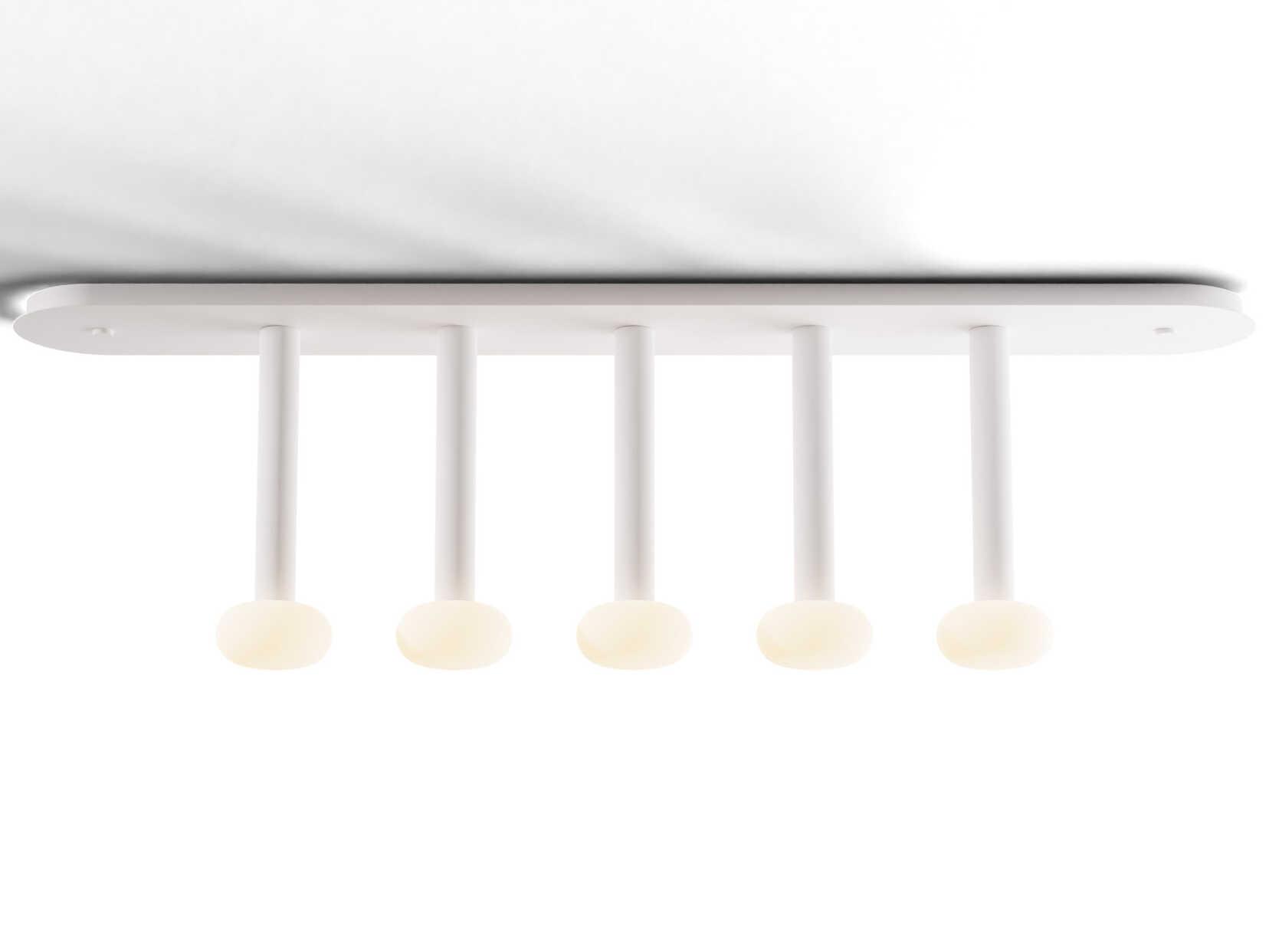 Koncept Combi Matte White Linear Island Pendant