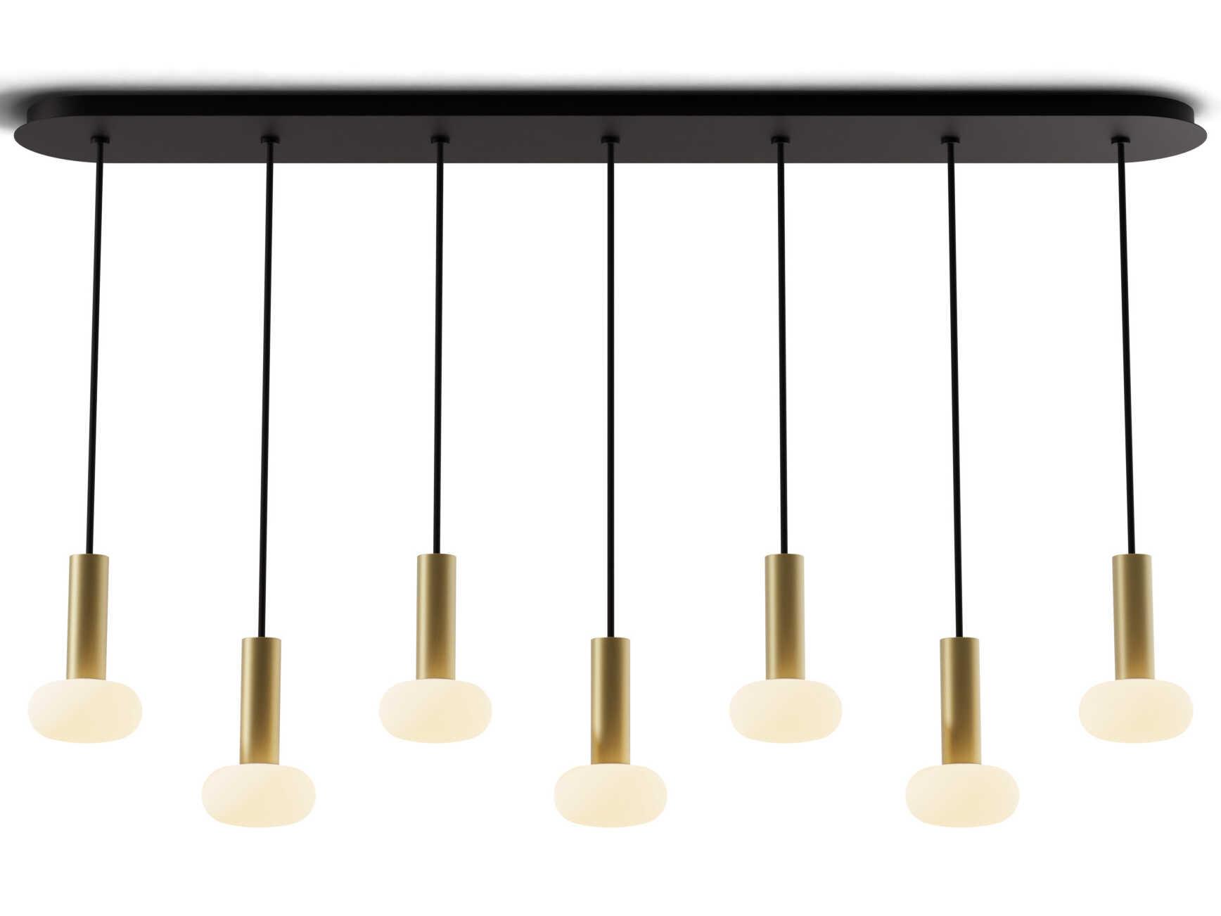 Koncept Combi Brass Linear Island Pendant