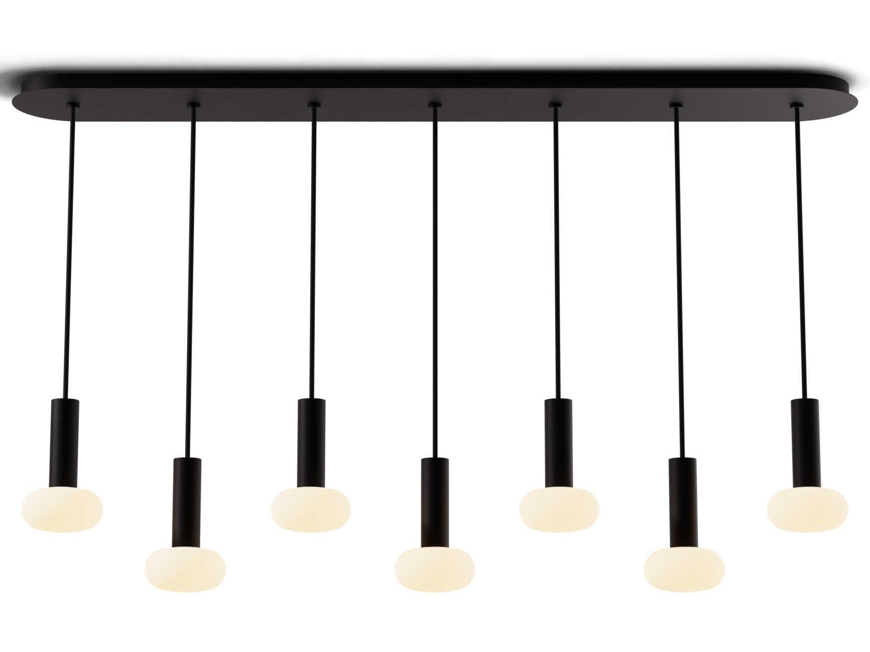 Koncept Combi Matte Black Linear Island Pendant