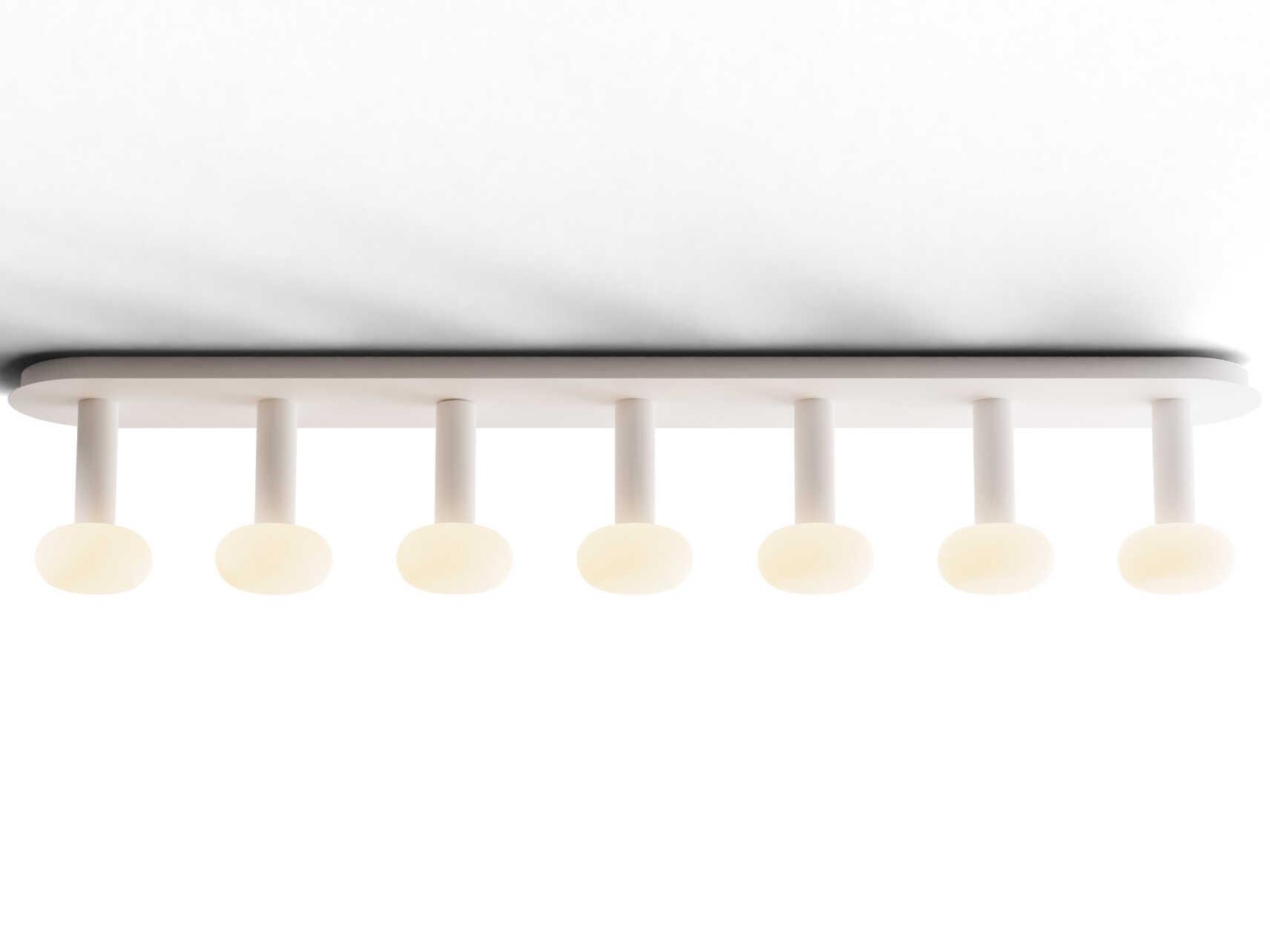 Koncept Combi Matte White Linear Island Pendant