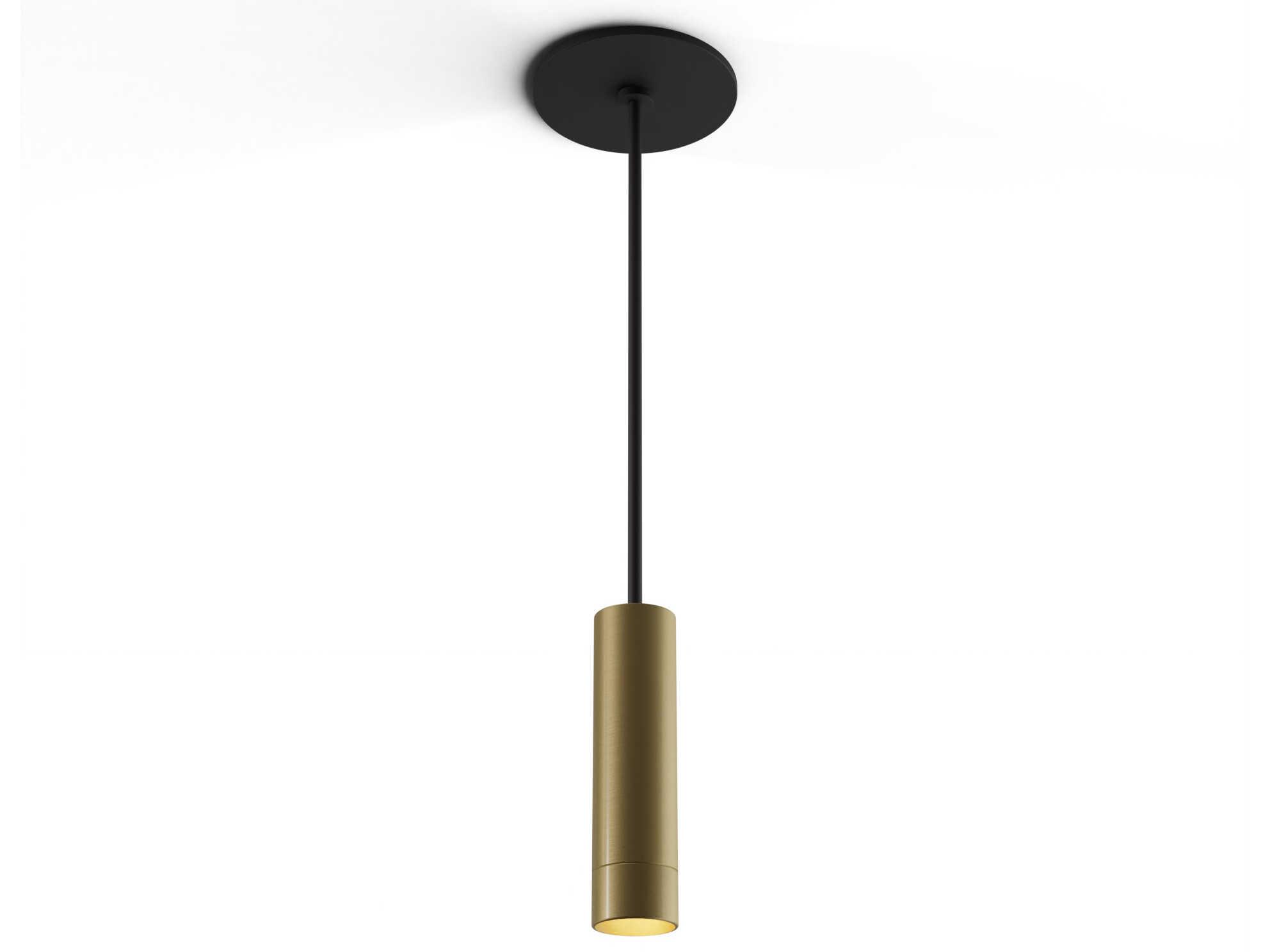 Koncept Combi Brass Cylinder Mini Pendant