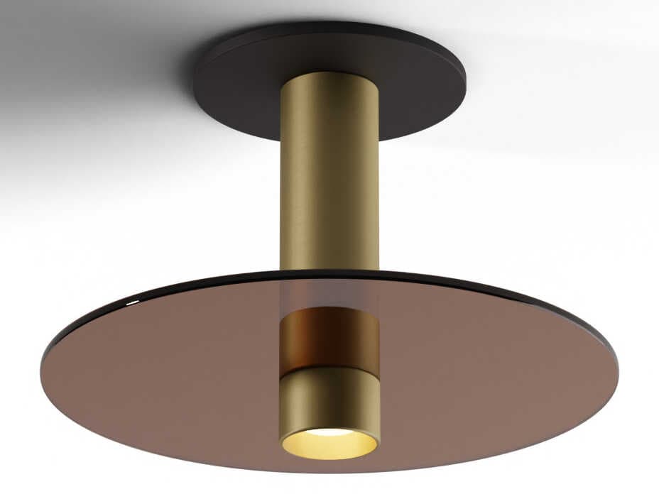 Koncept Combi Brass Cylinder Mini Pendant