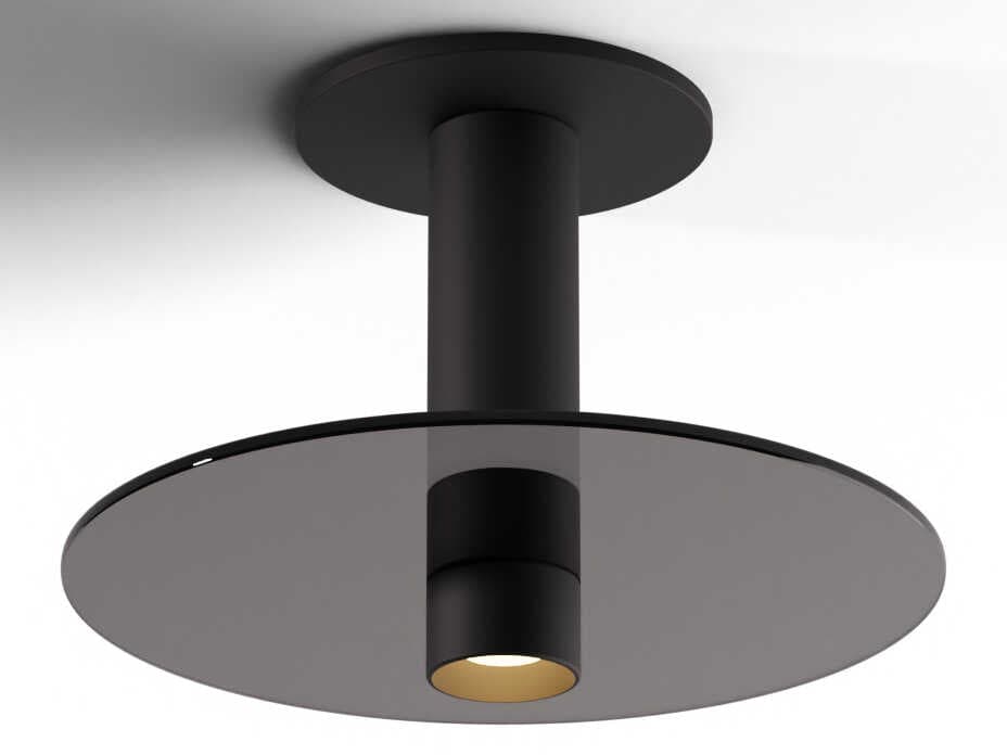 Koncept Combi Matte Black Cylinder Mini Pendant