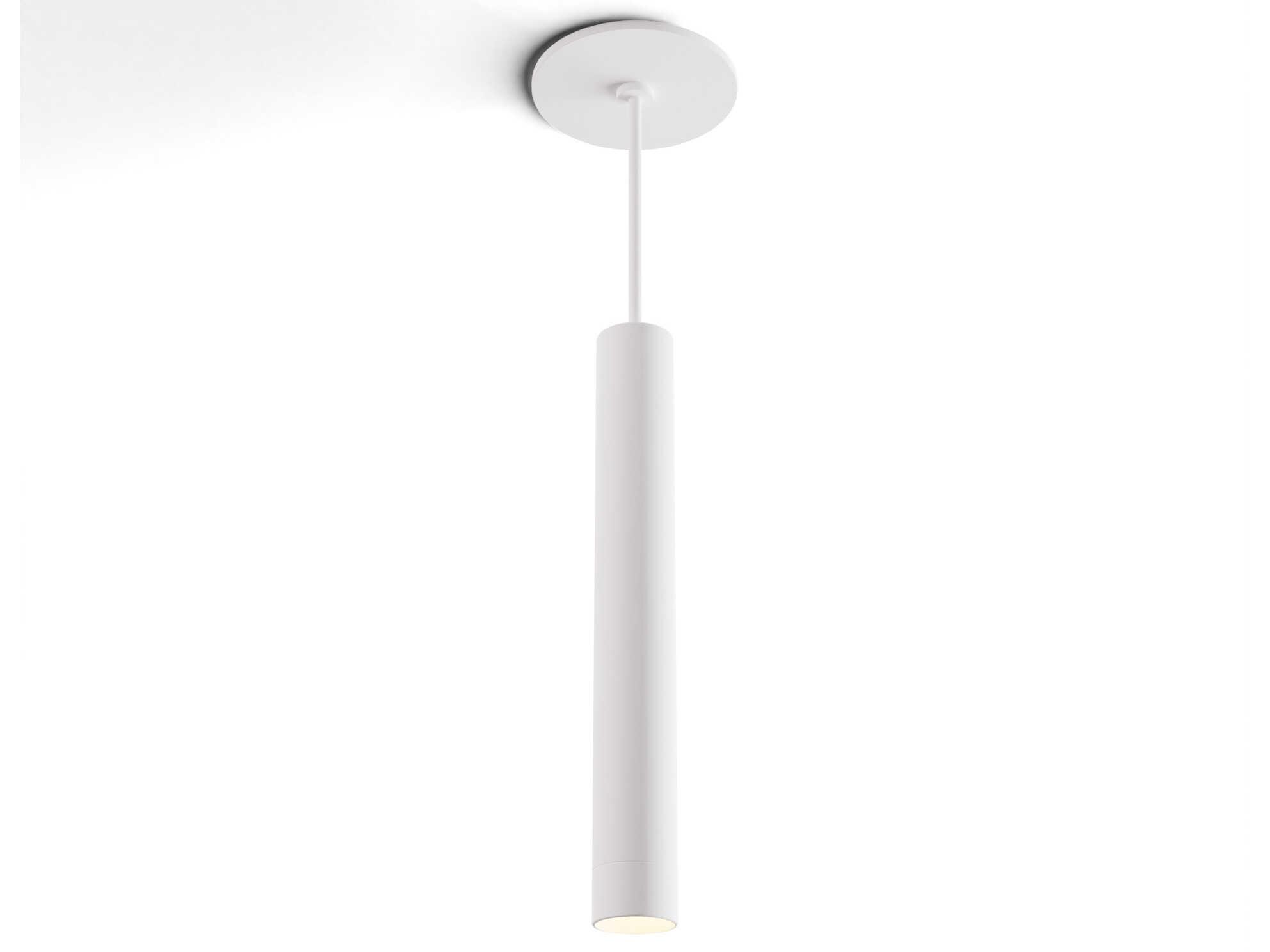 Koncept Combi Matte White Cylinder Mini Pendant
