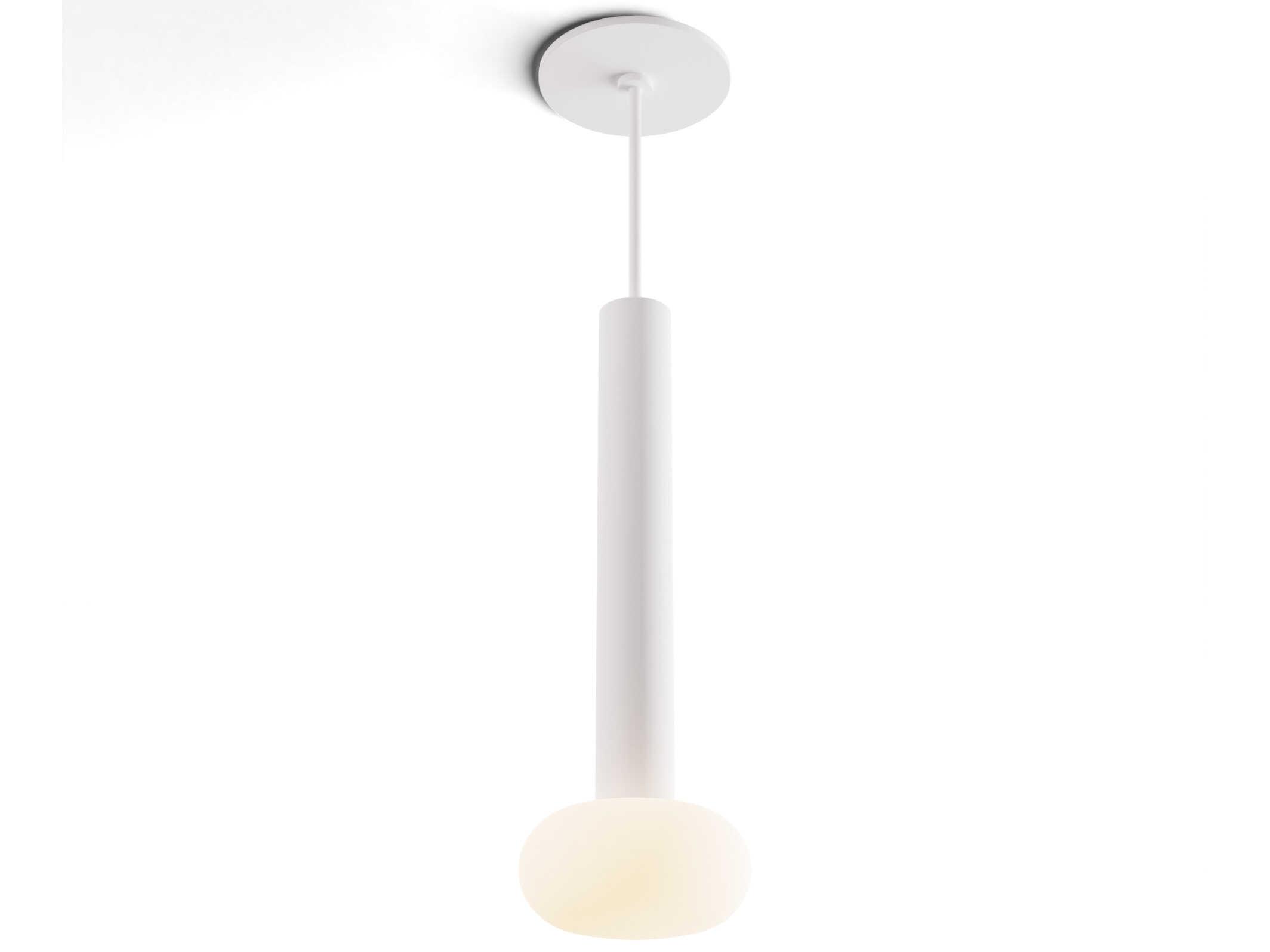 Koncept Combi Matte White Cylinder Mini Pendant