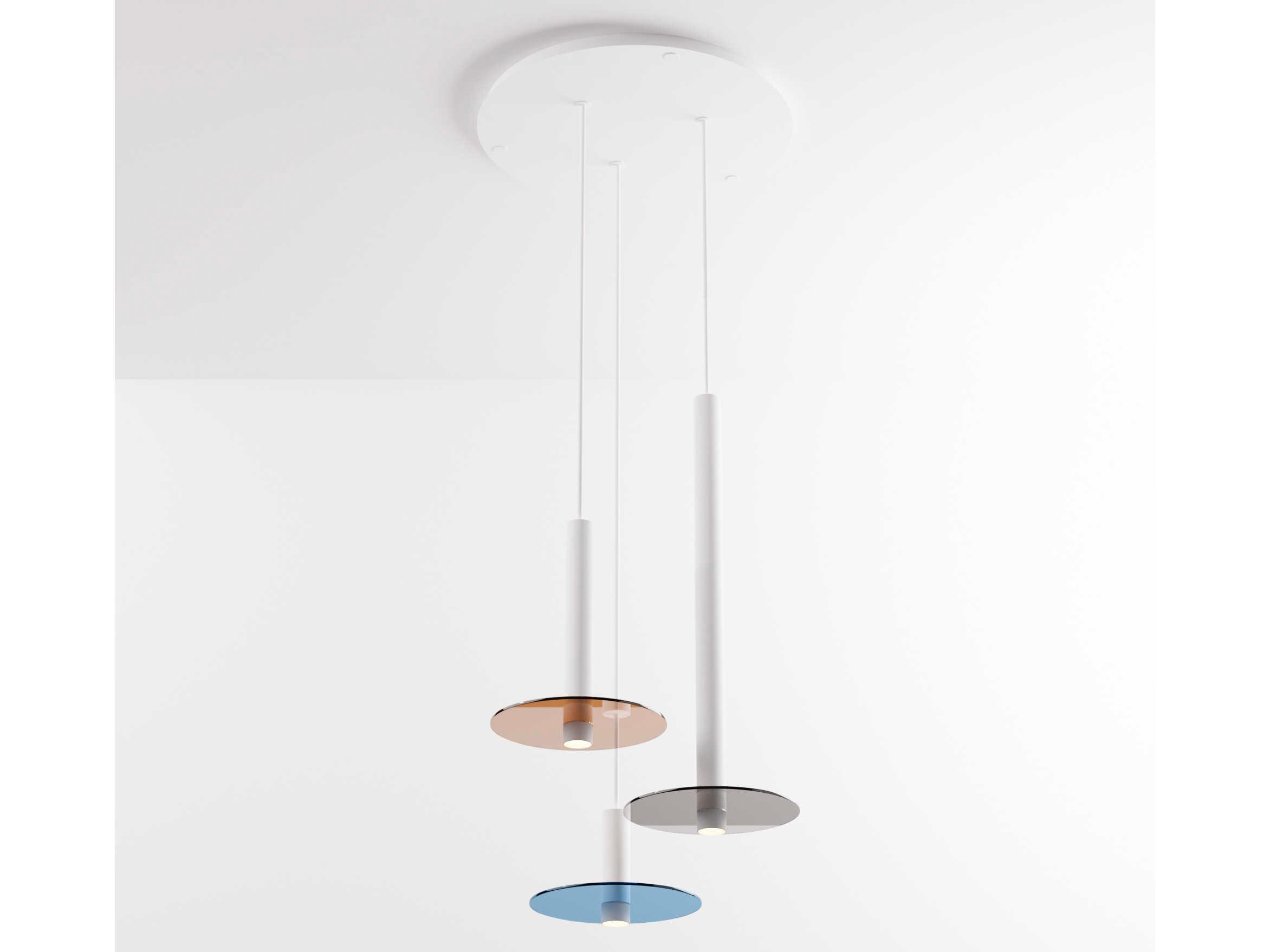Koncept Combi Matte White Cylinder Pendant
