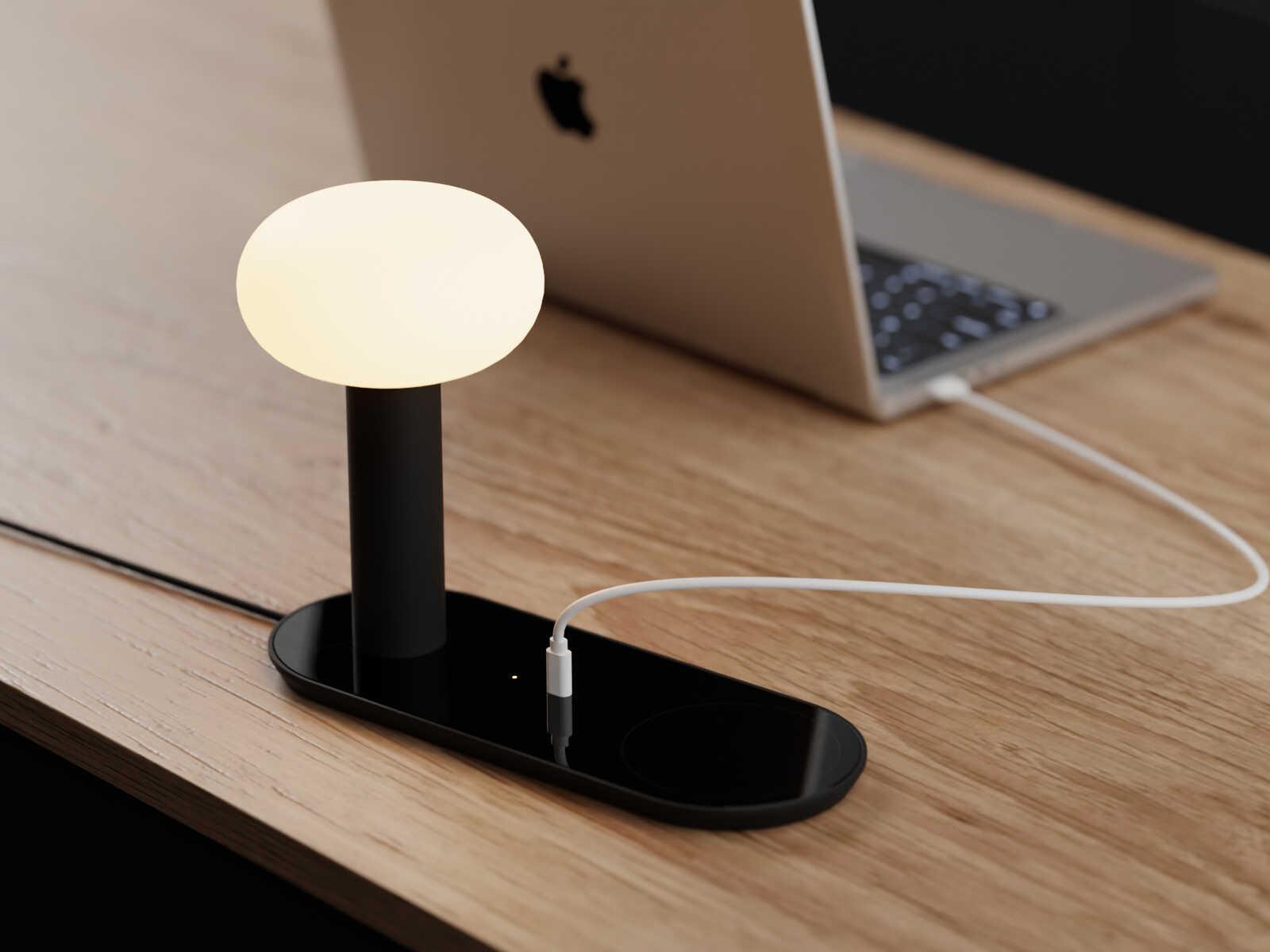 Koncept Combi Matte Black Table Lamp