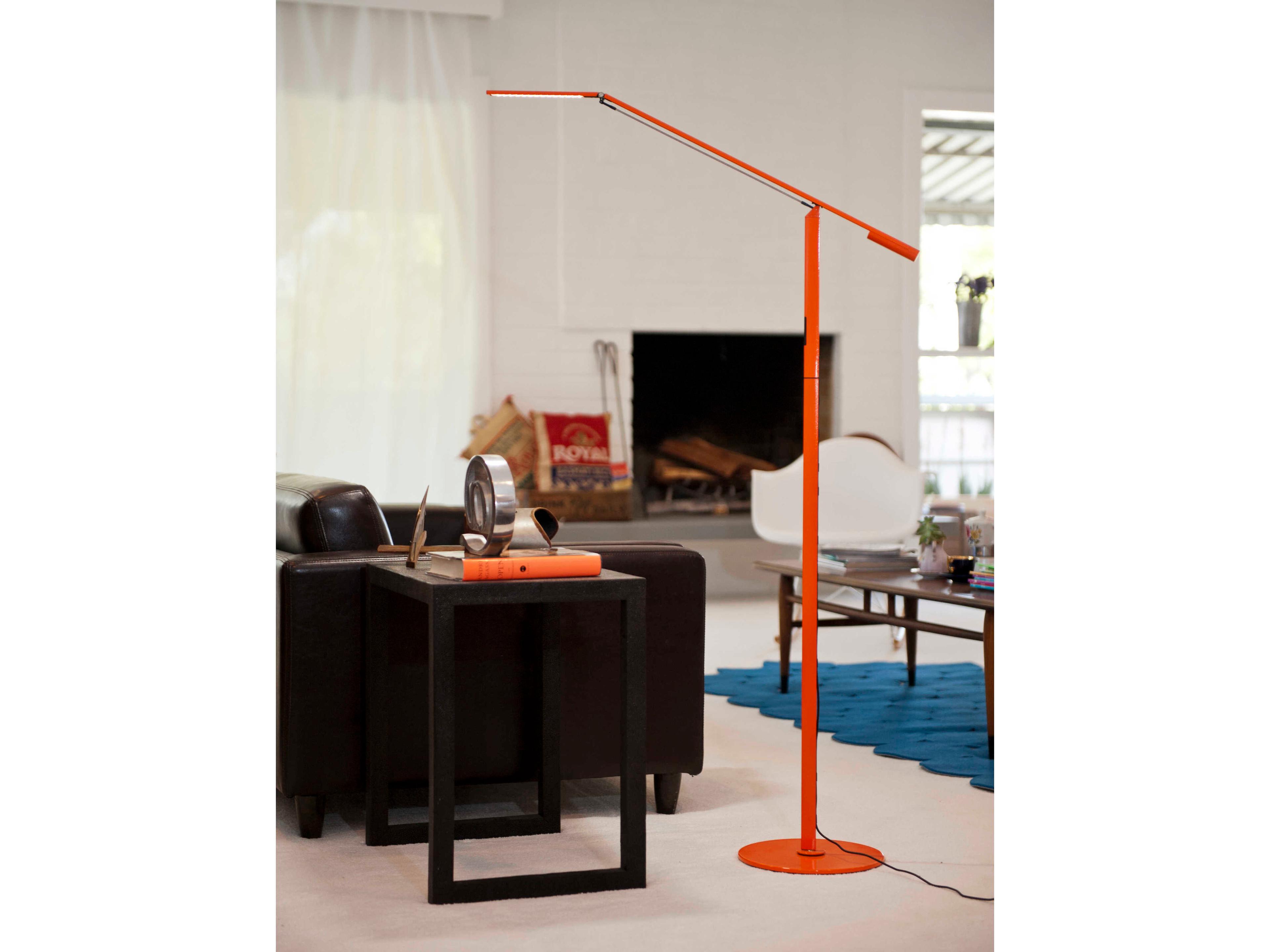 Koncept Equo LED Orange Floor Lamp