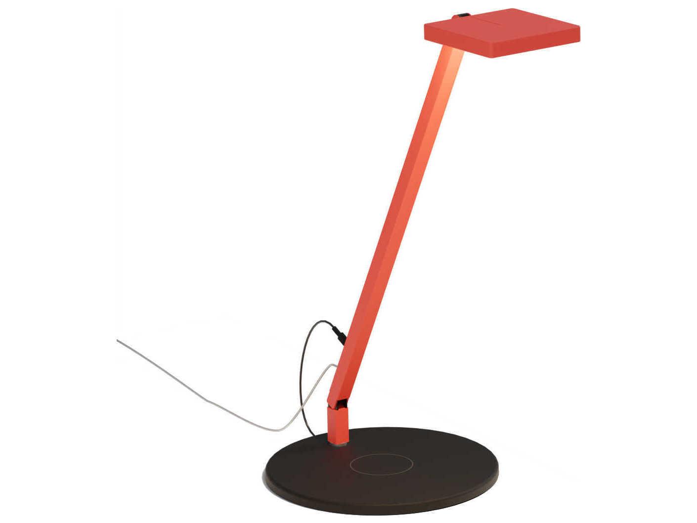 Koncept Focaccia Matte Fire Red Desk Lamp