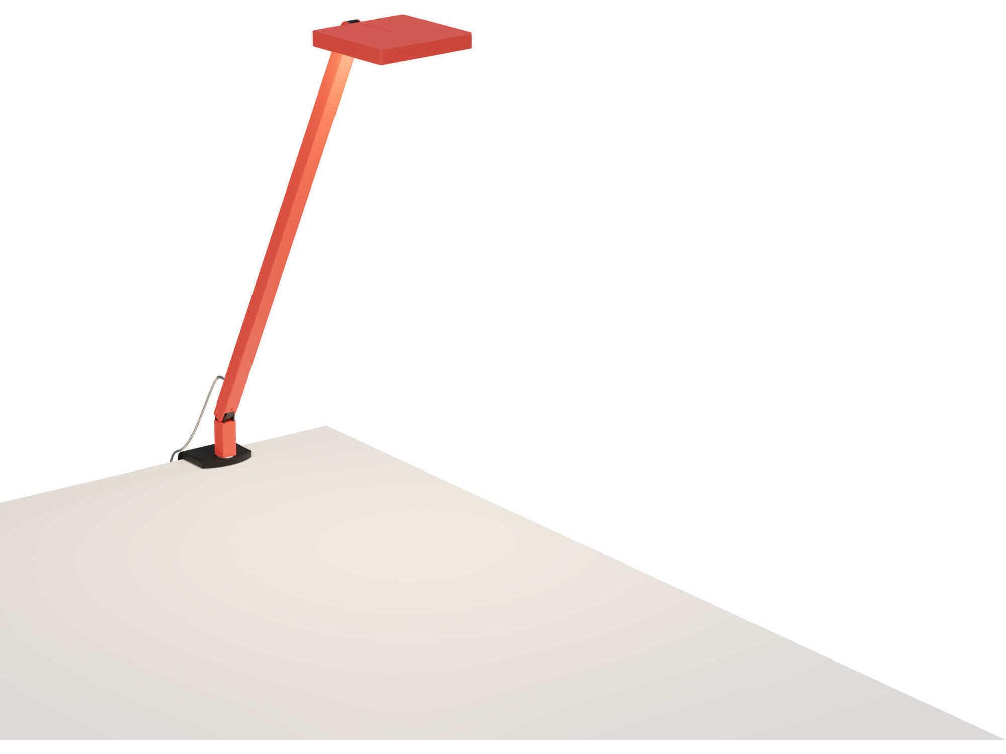 Koncept Focaccia Matte Fire Red Desk Lamp