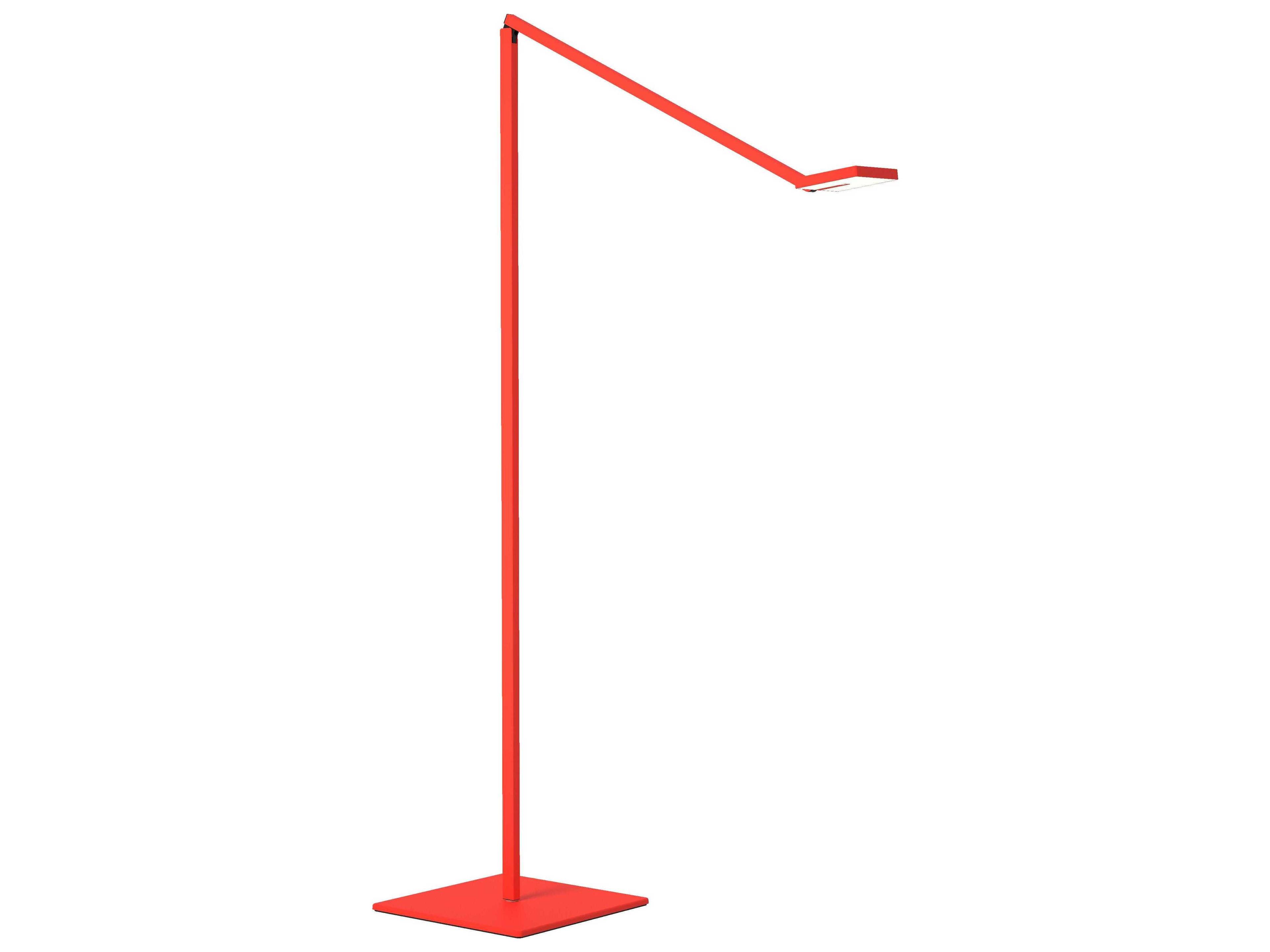 Koncept Focaccia Matte Fire Red Floor Lamp