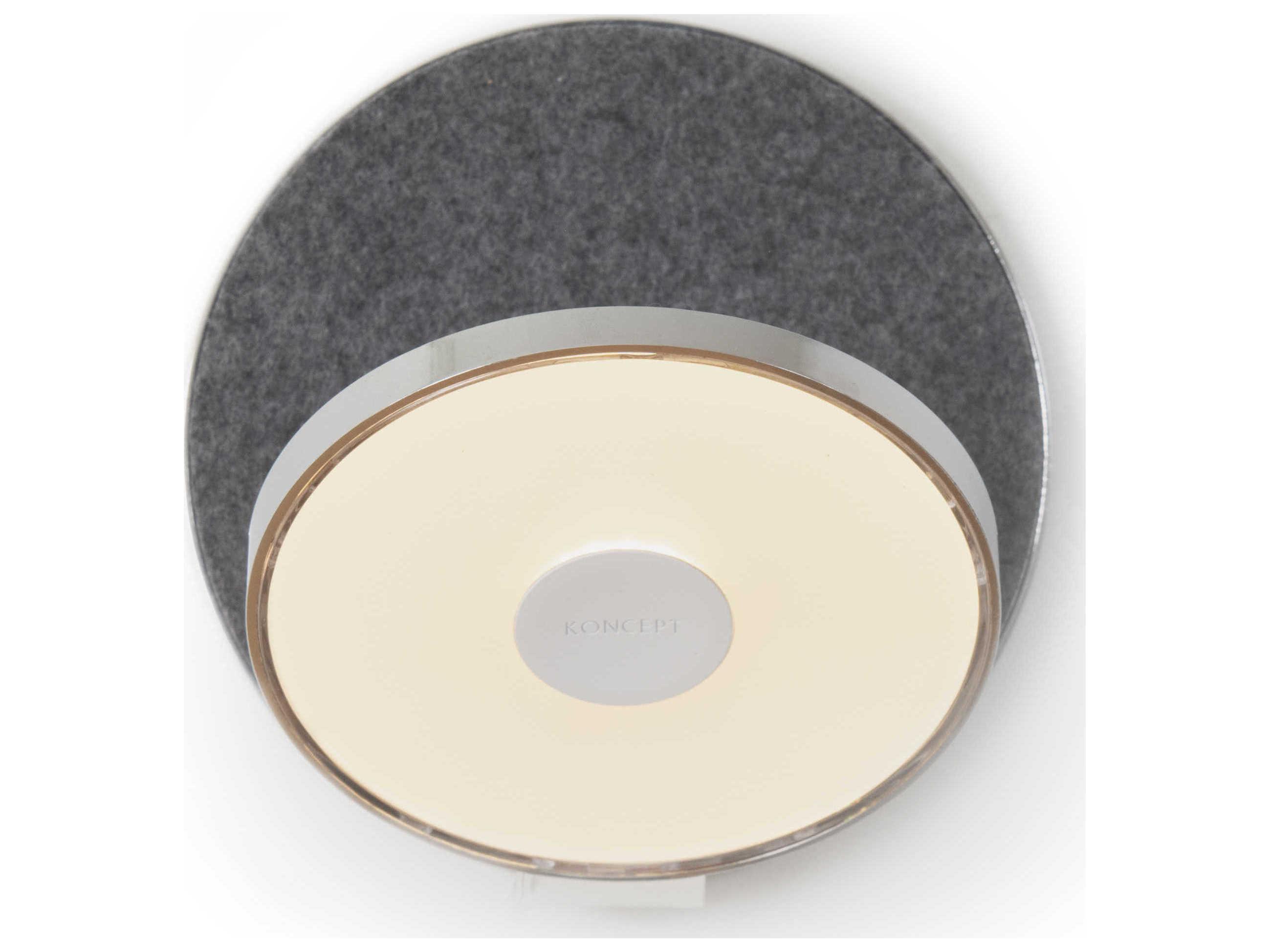 Koncept Gravy Gray LED Wall Sconce