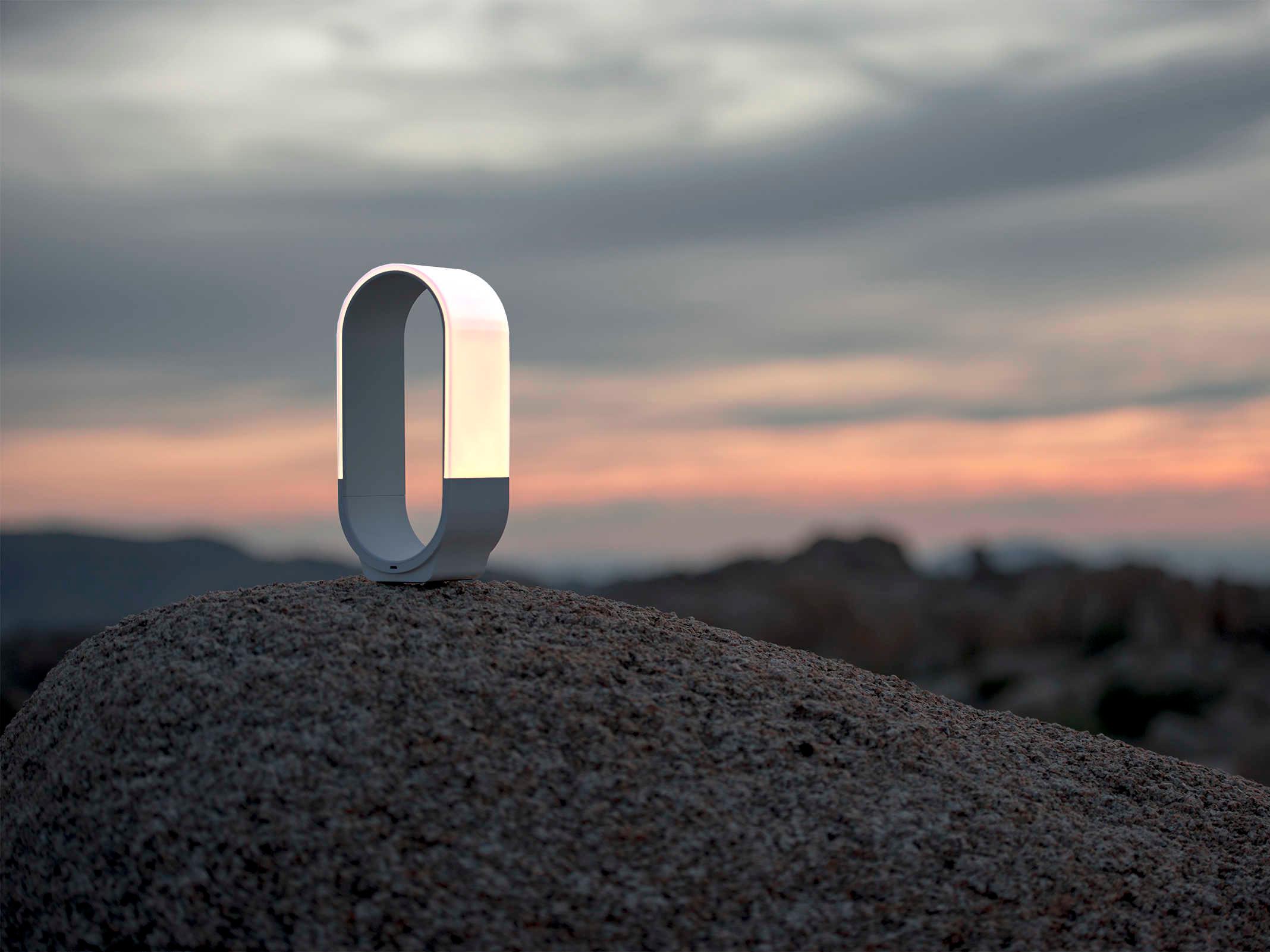 Koncept Mr Go LED Soft Grey Table Lamp