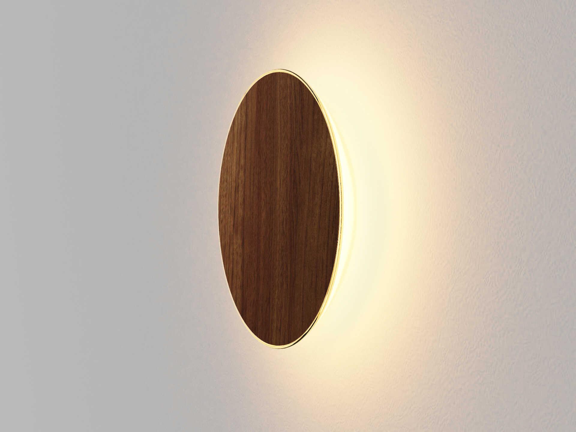 Koncept Ramen Oiled Walnut Wood Wall Sconce
