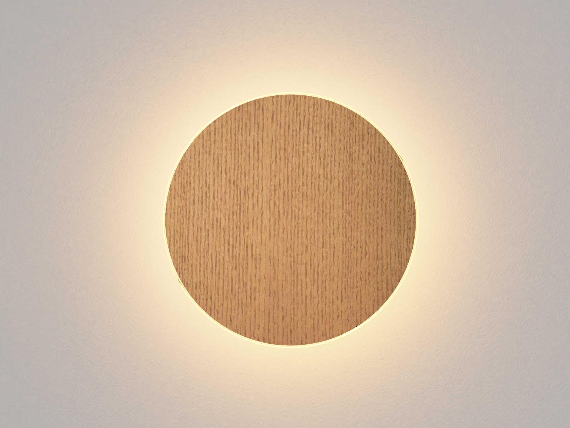 Koncept Ramen White Oak Wood LED Wall Sconce