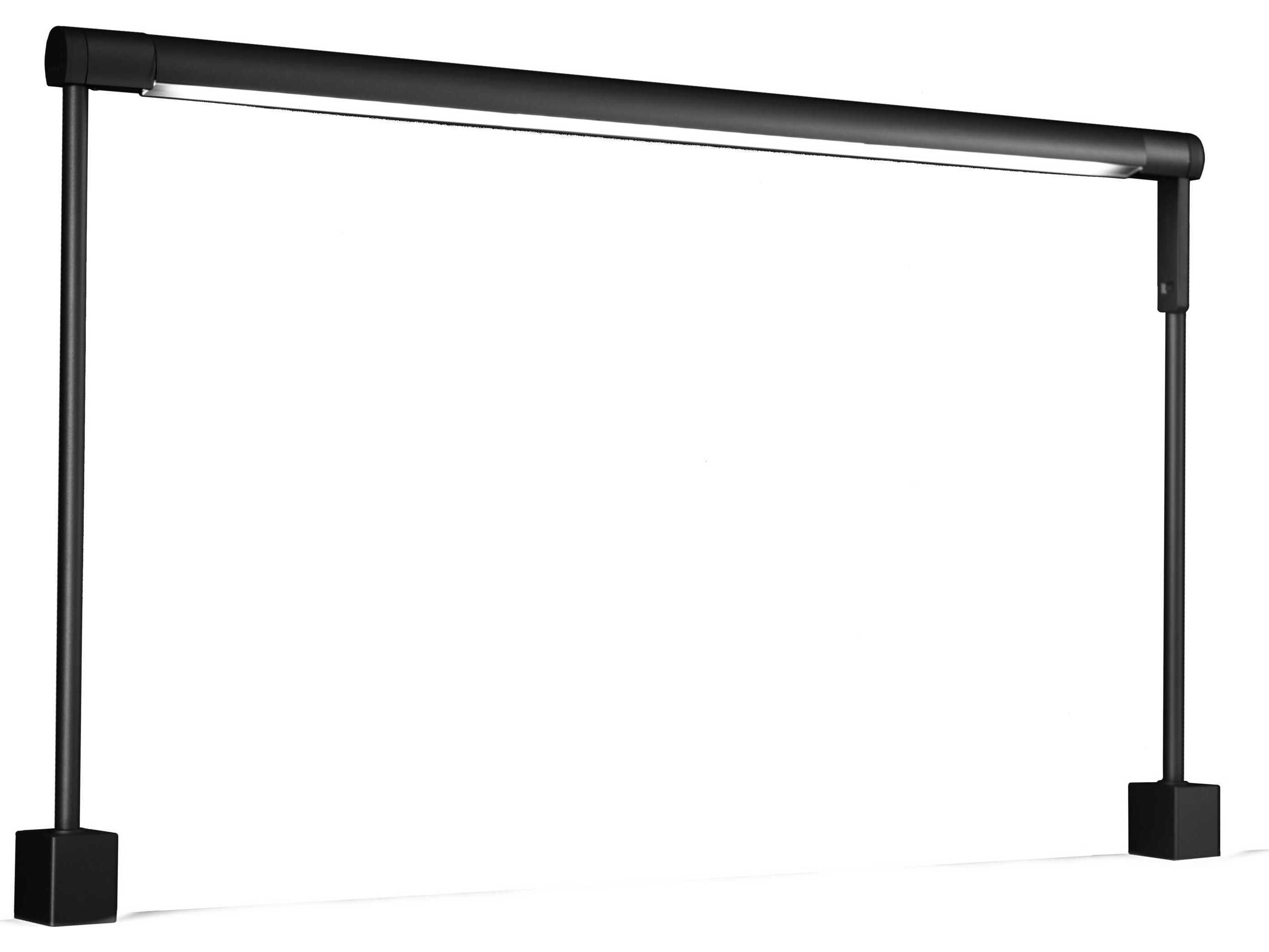 Koncept Sobre Metallic Black Desk Clamp Mounted Table Lamp