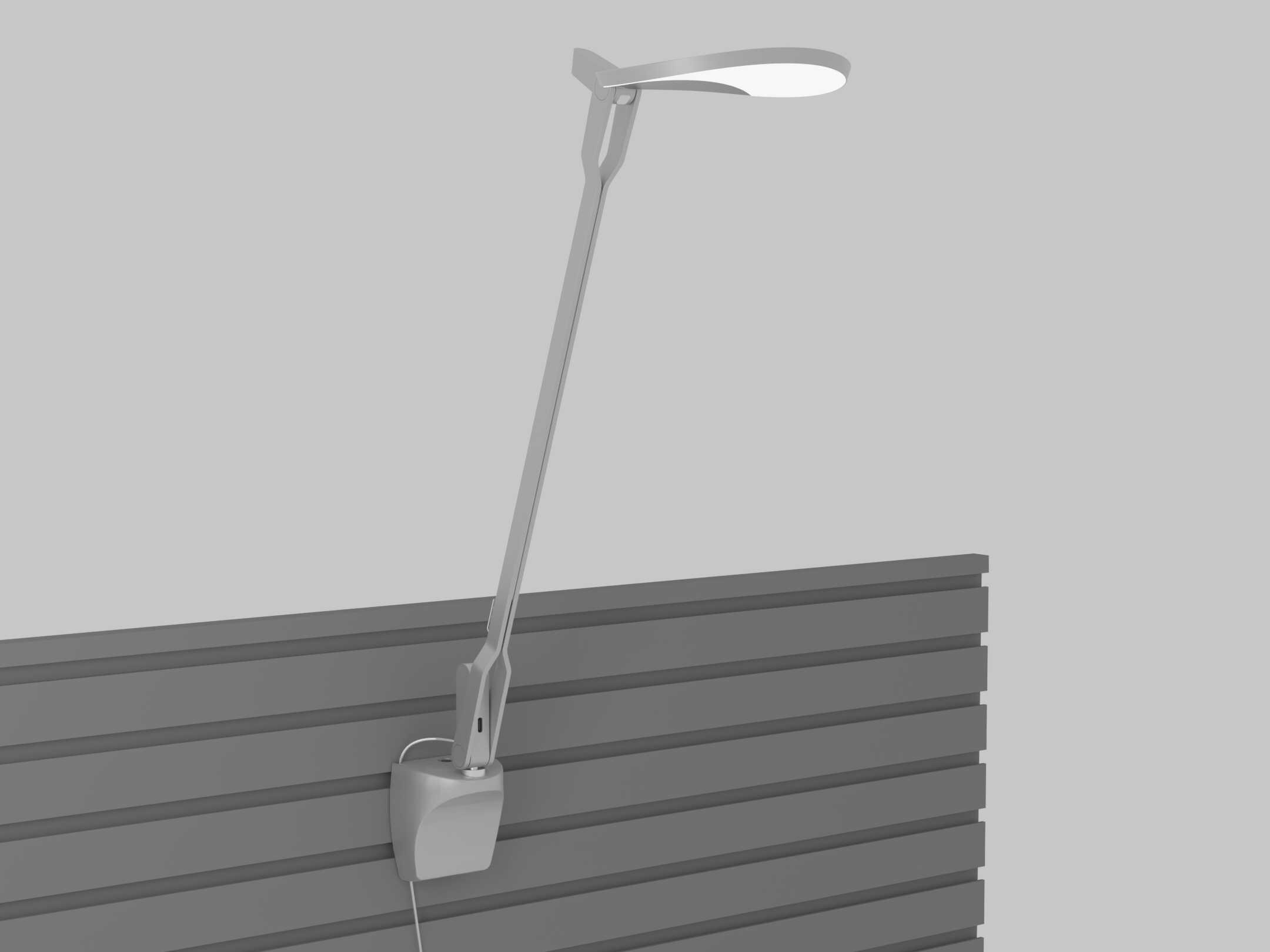 Koncept Splitty Silver Desk Lamp