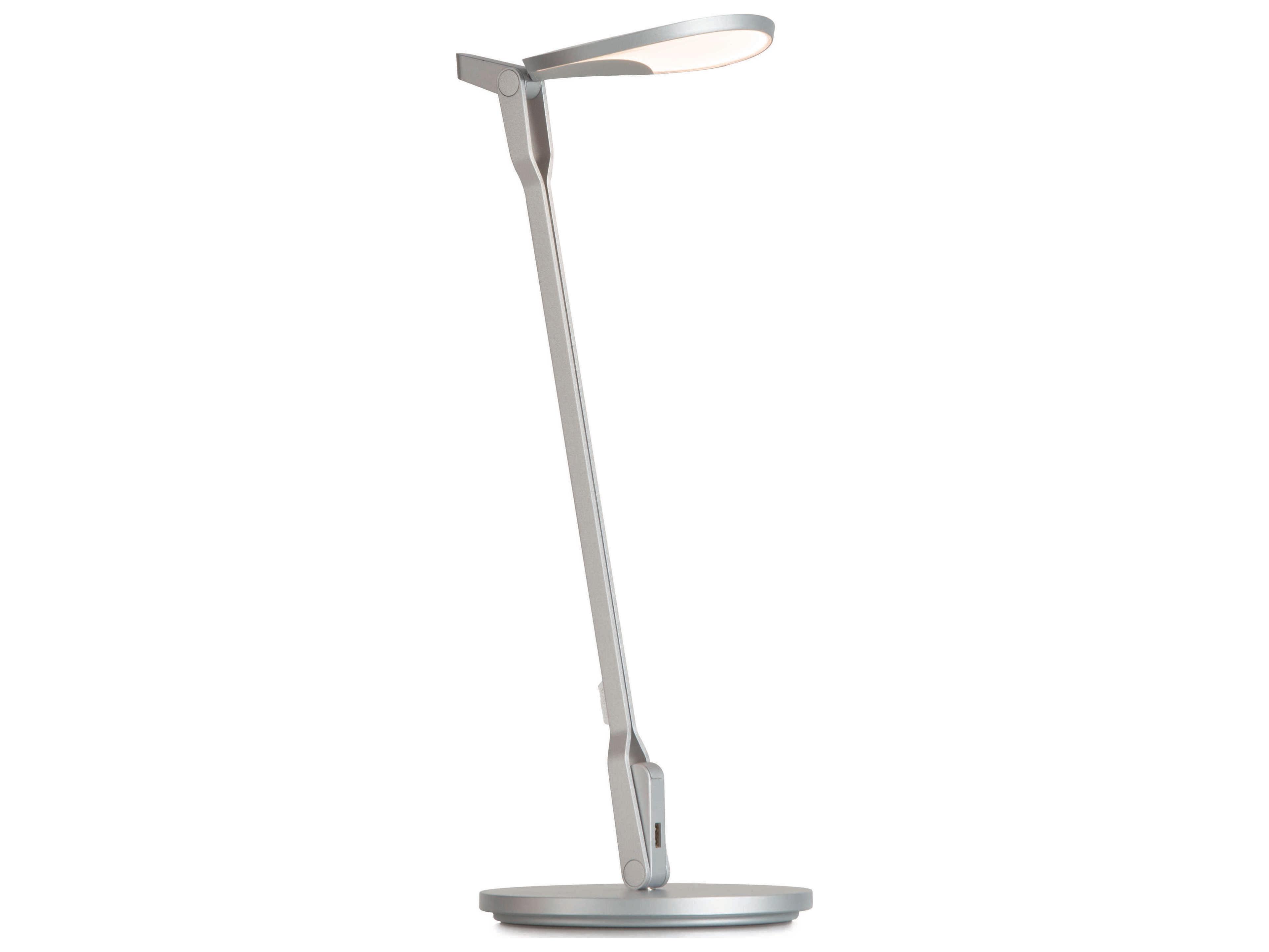 Koncept Splitty LED Pro Silver Desk Lamp