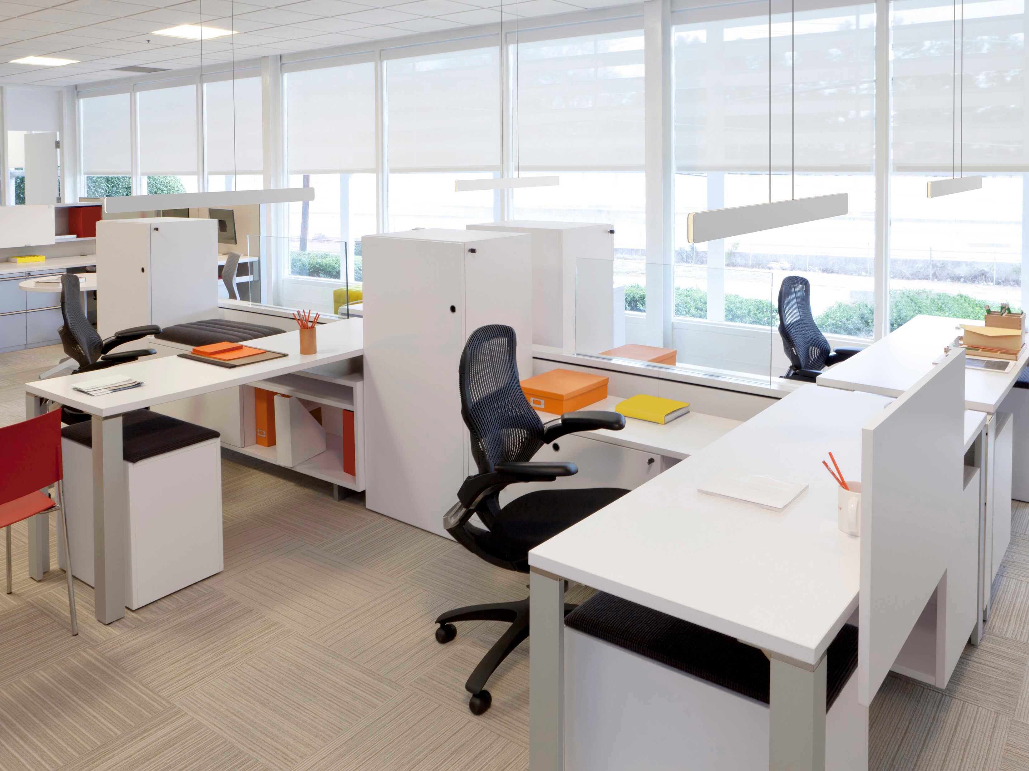 Koncept Sub Silver LED Linear Island Pendant