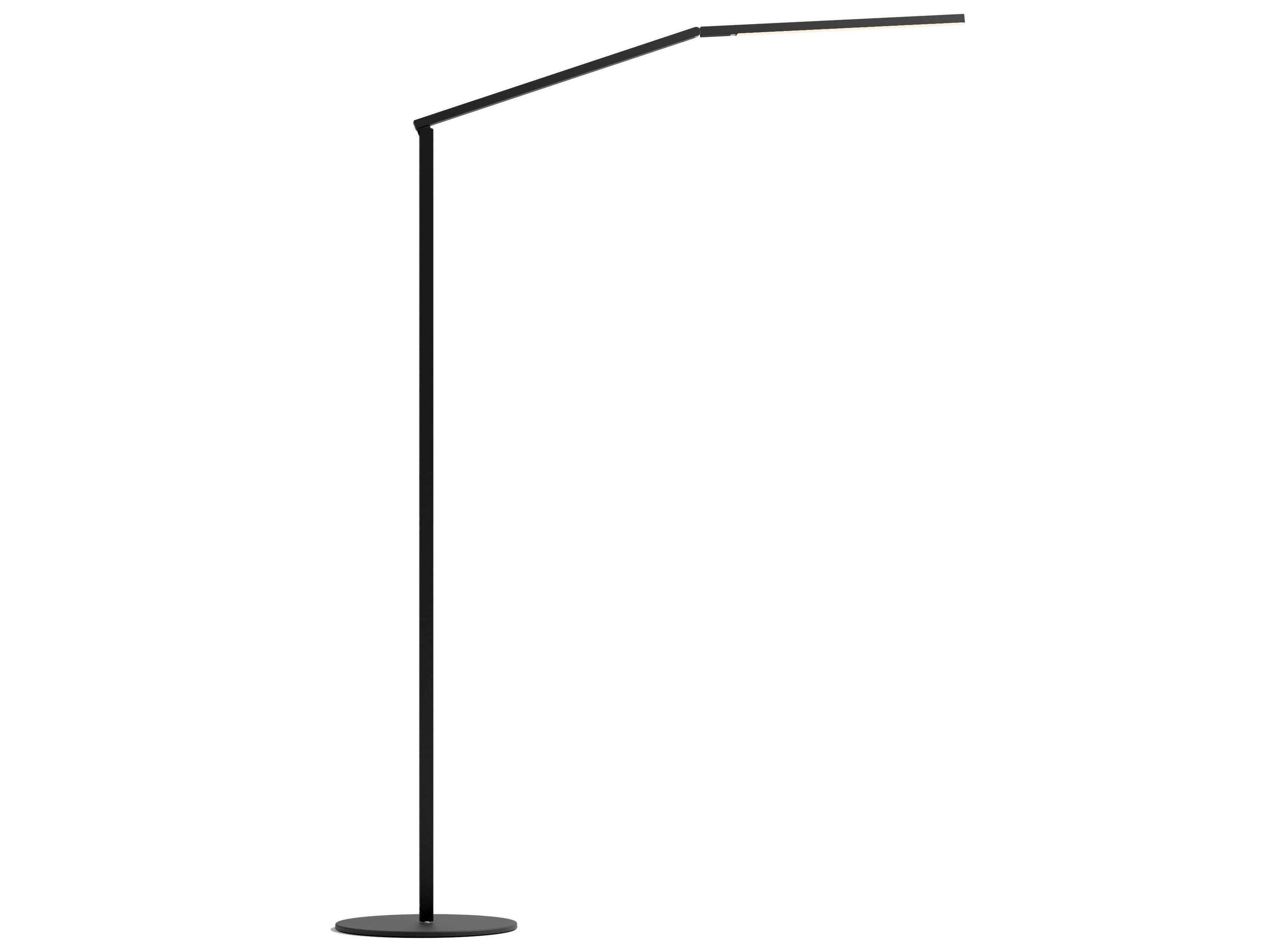 Koncept Z-bar Matte Black Floor Lamp