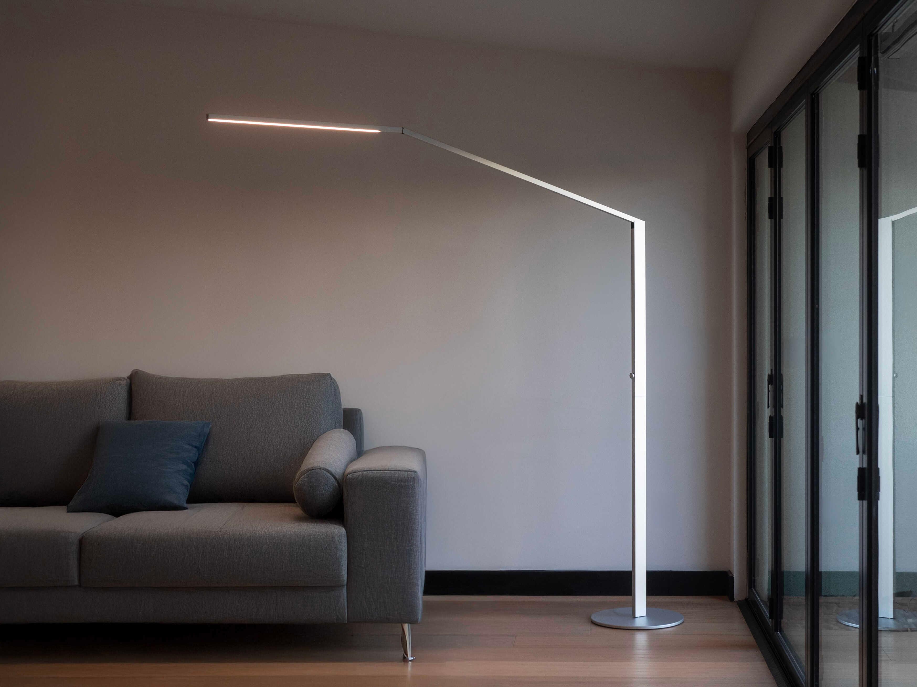 Koncept Z-bar Silver Floor Lamp