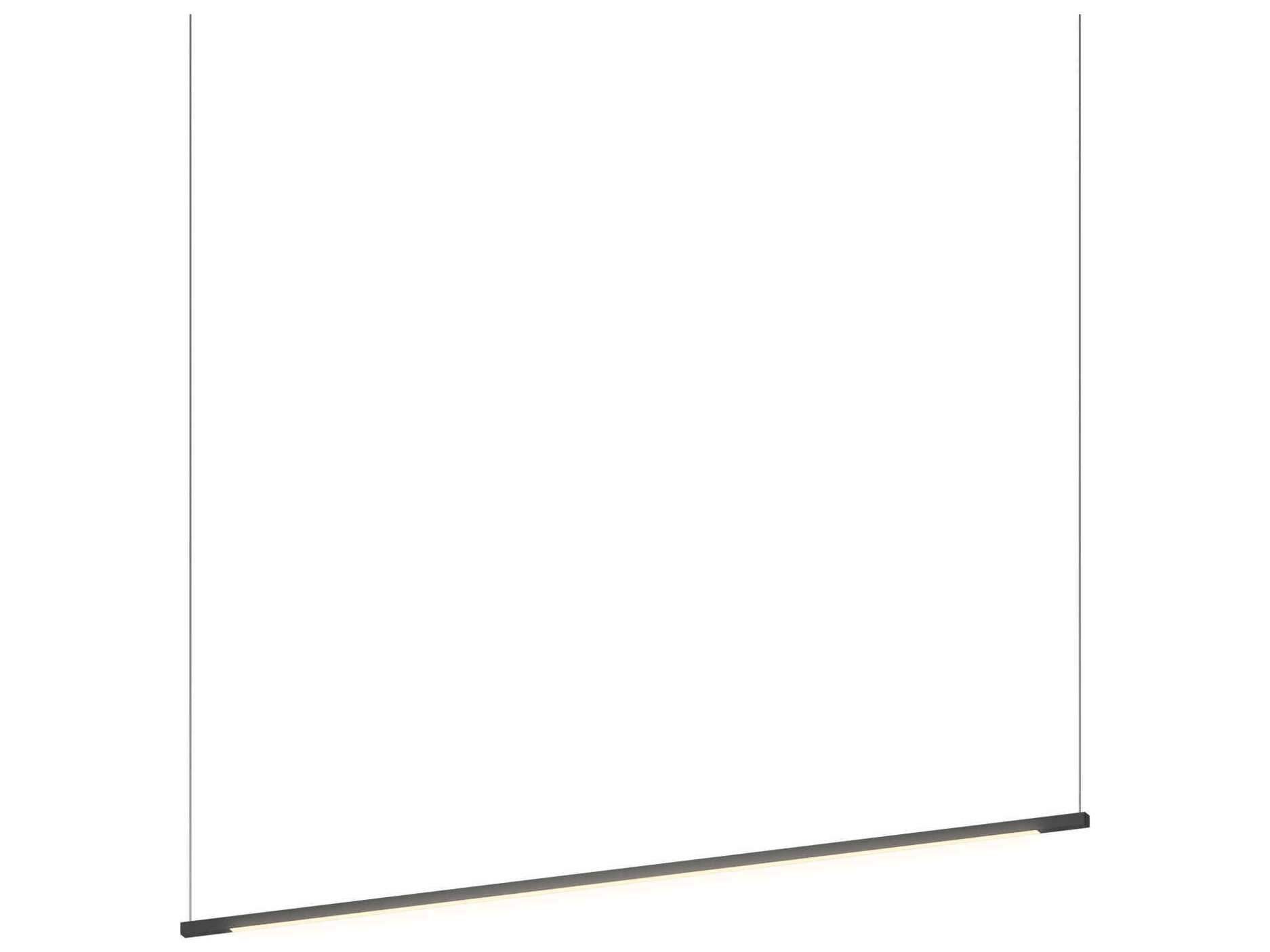 Koncept Z-bar Matte Black LED Linear Island Pendant