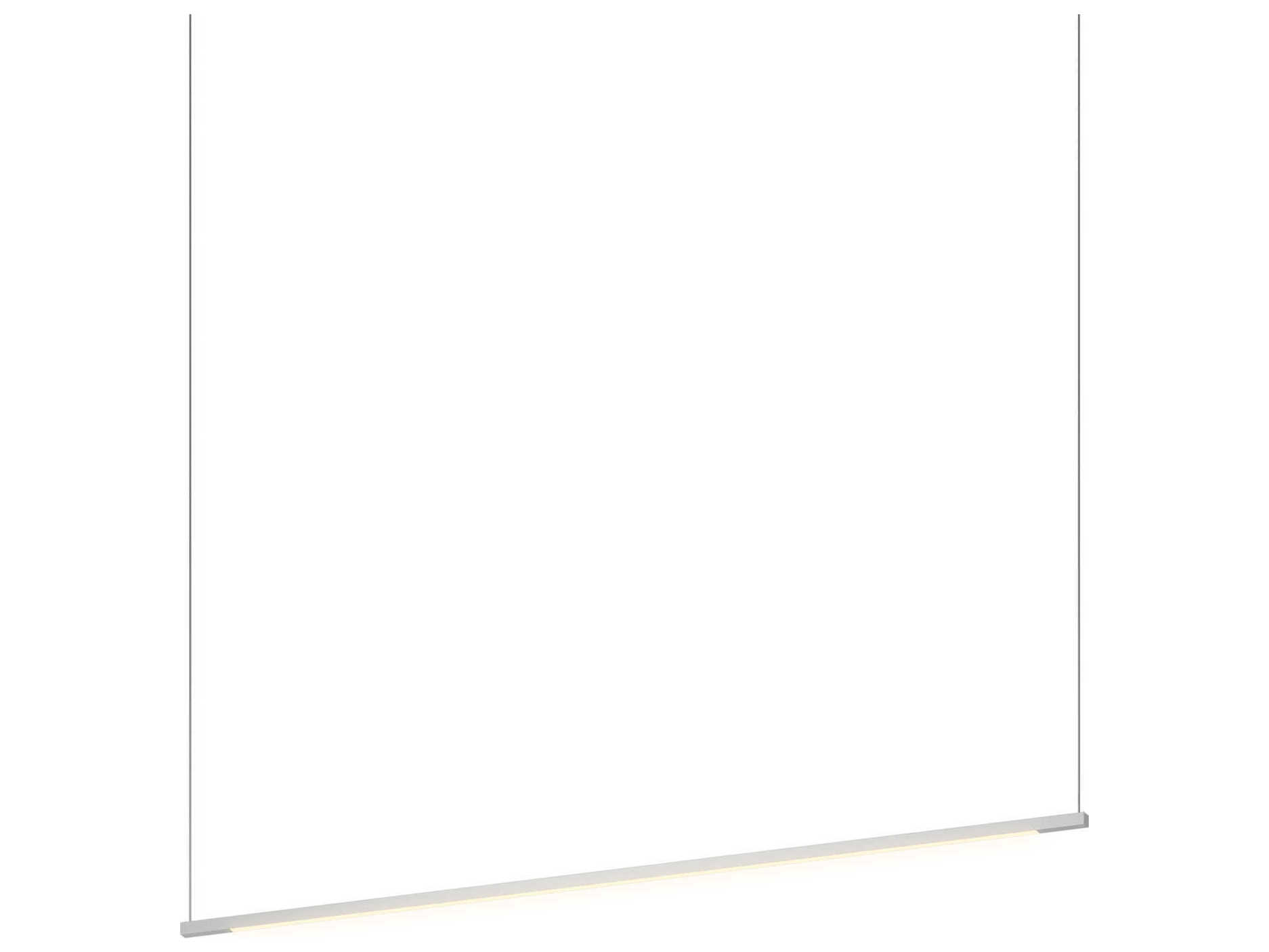 Koncept Z-bar Silver LED Linear Island Pendant