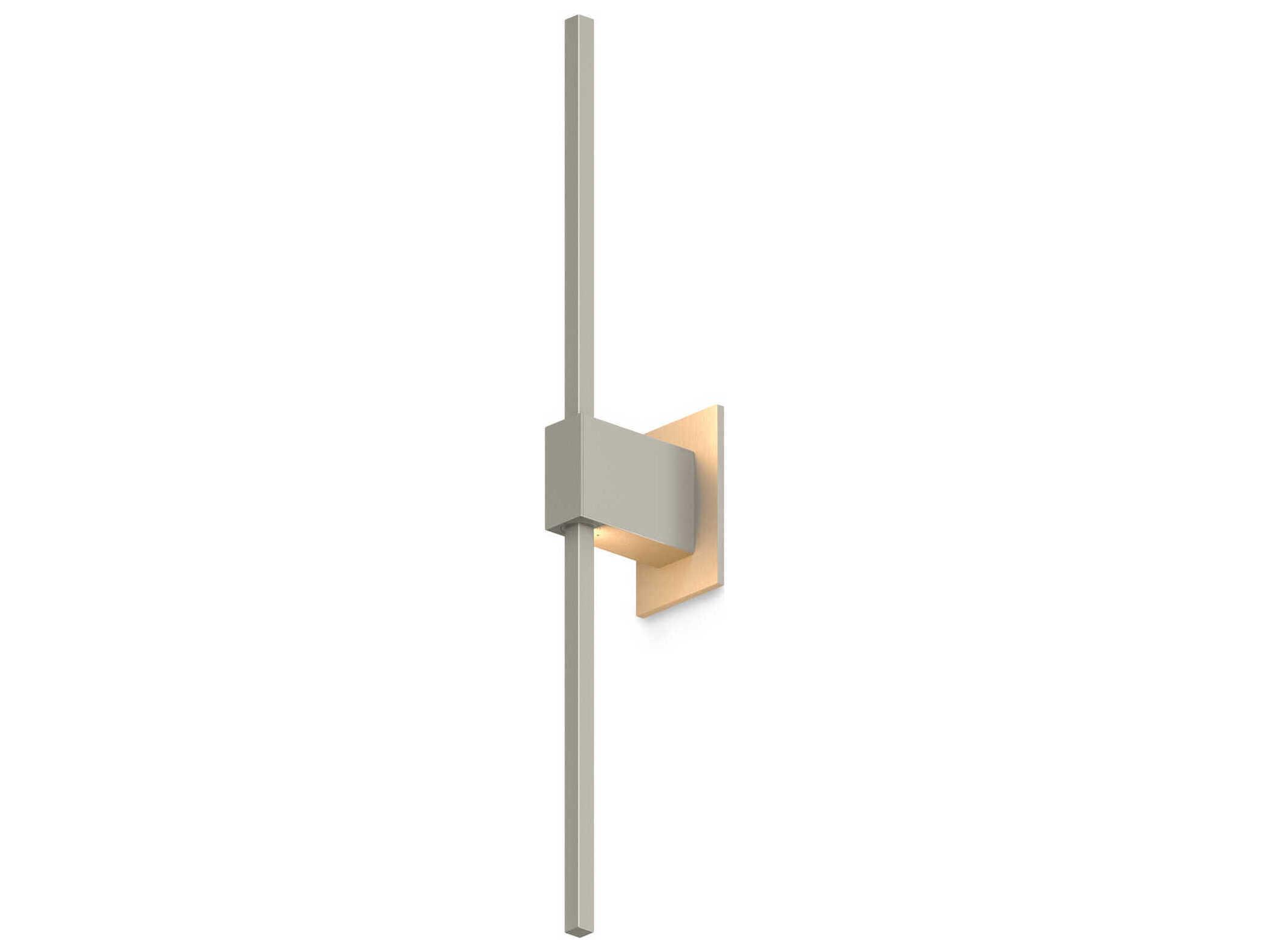 Koncept Z-bar Nickel Wall Sconce