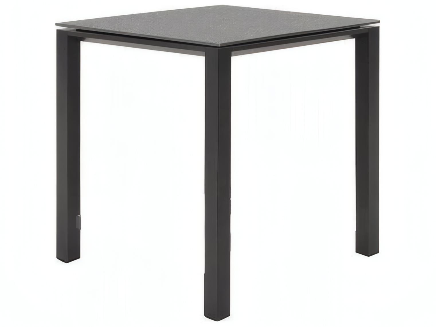 Kettler Concept Aluminum Lava Rectangular Ceramic Top Patio Dining Table