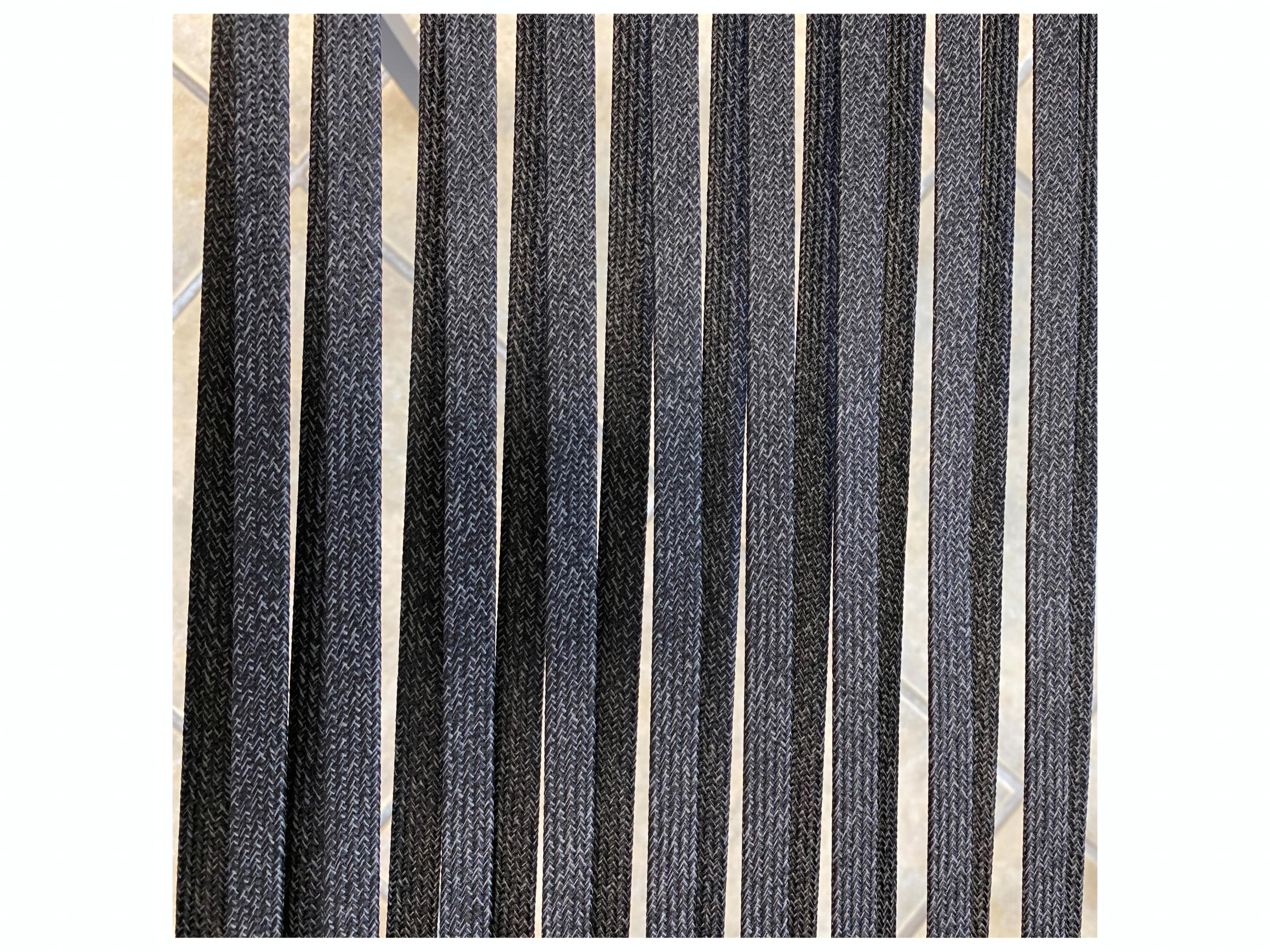 Kettler Porto Rope Aluminum Lava 7 Piece Outdoor Dining Set in Anthracite