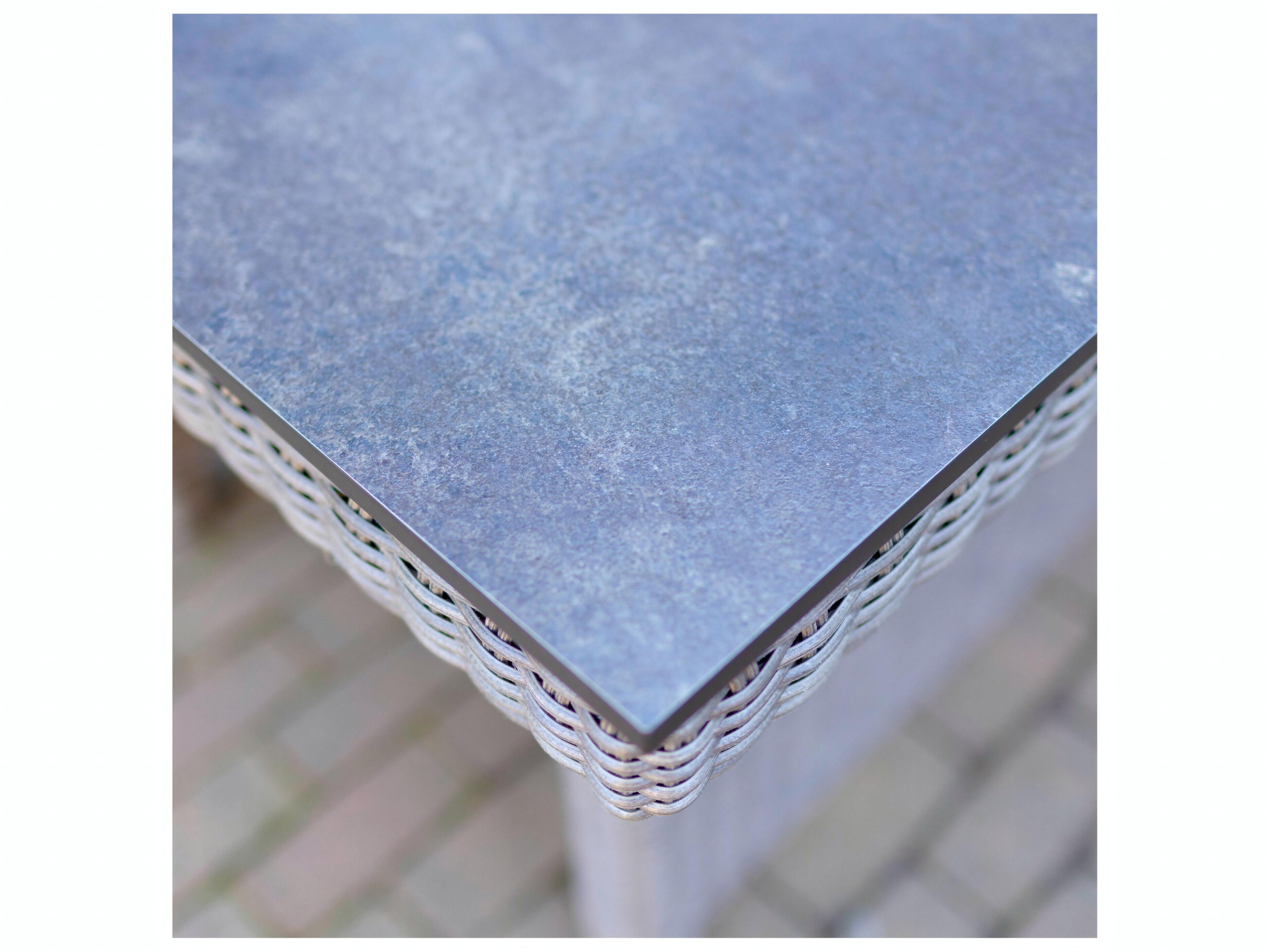 Kettler Palma Wicker Rattan Sectional Outdoor Lounge Set in Cash Ash