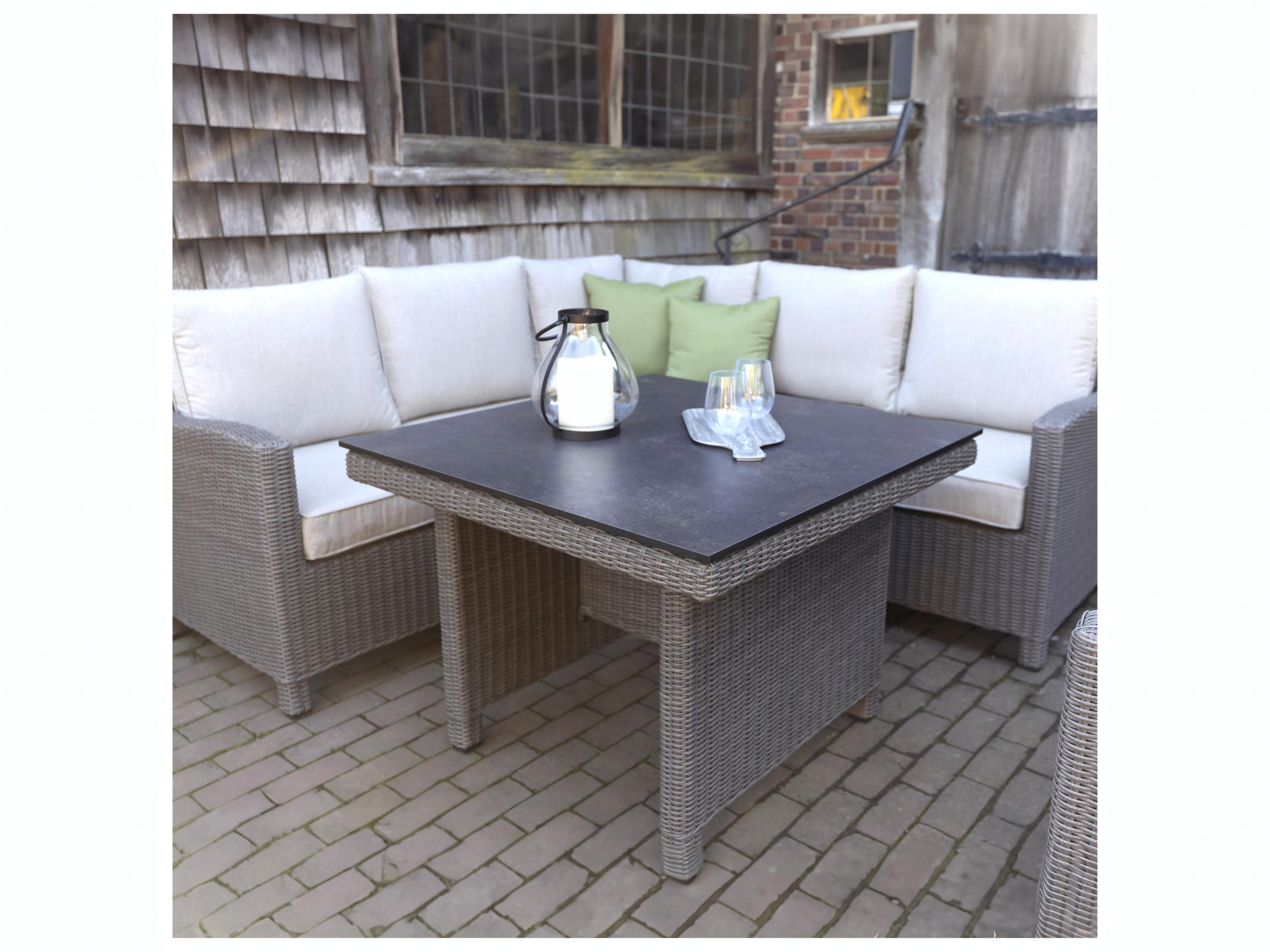 Kettler Palma Rattan Cast Ash Aluminum Cushion Lounge Set