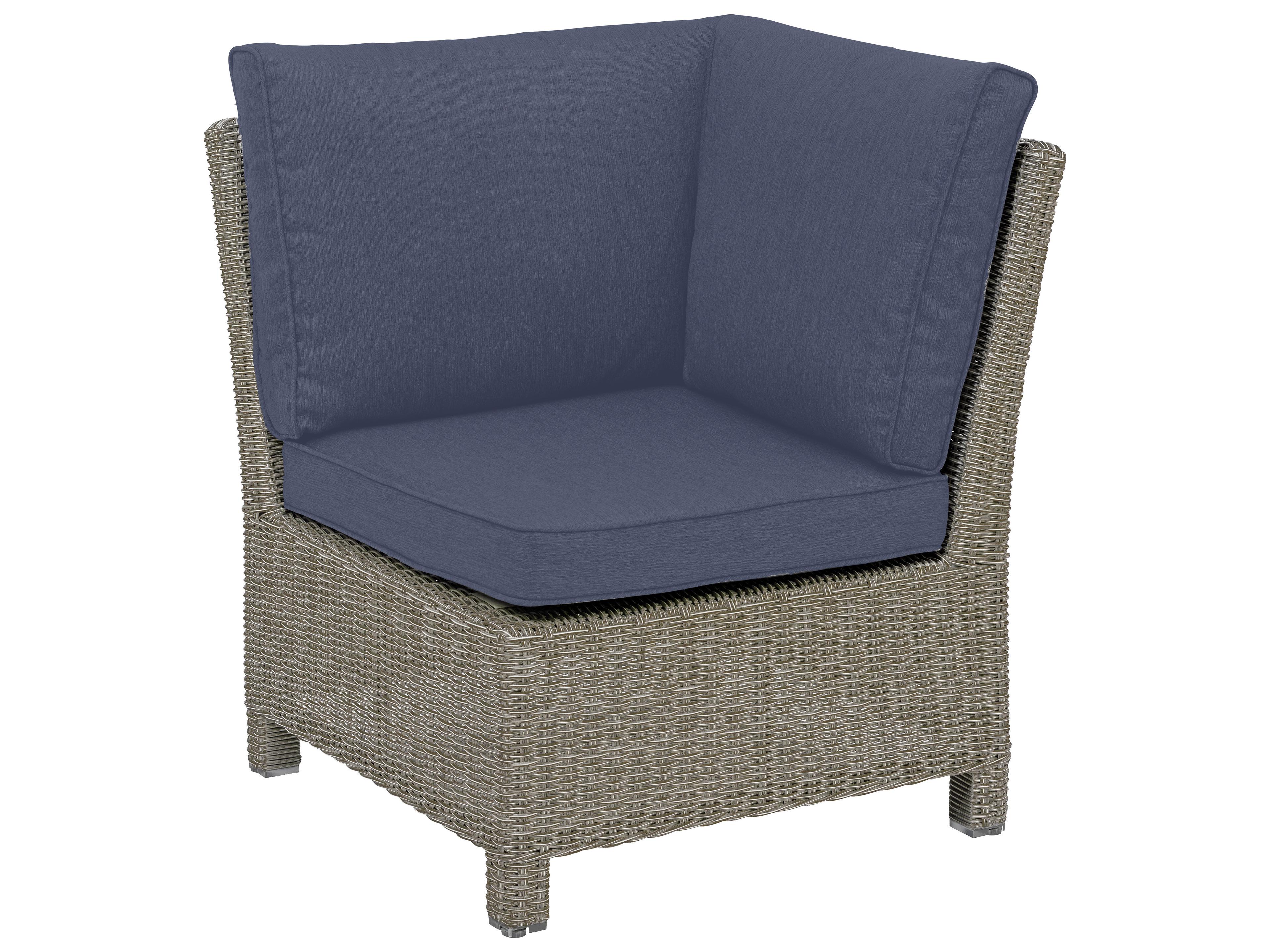 Kettler Palma Rattan spectrum Indigo Wicker Cushion Lounge Set