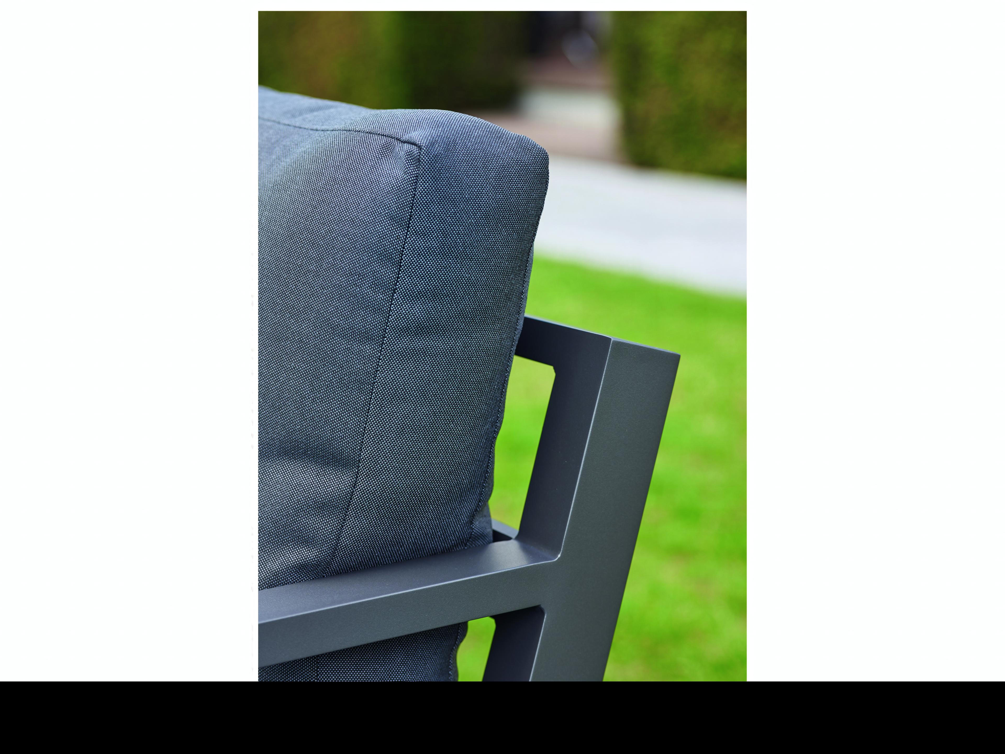 Kettler Timber Aluminum Lava/Natte Charcoal Loveseat