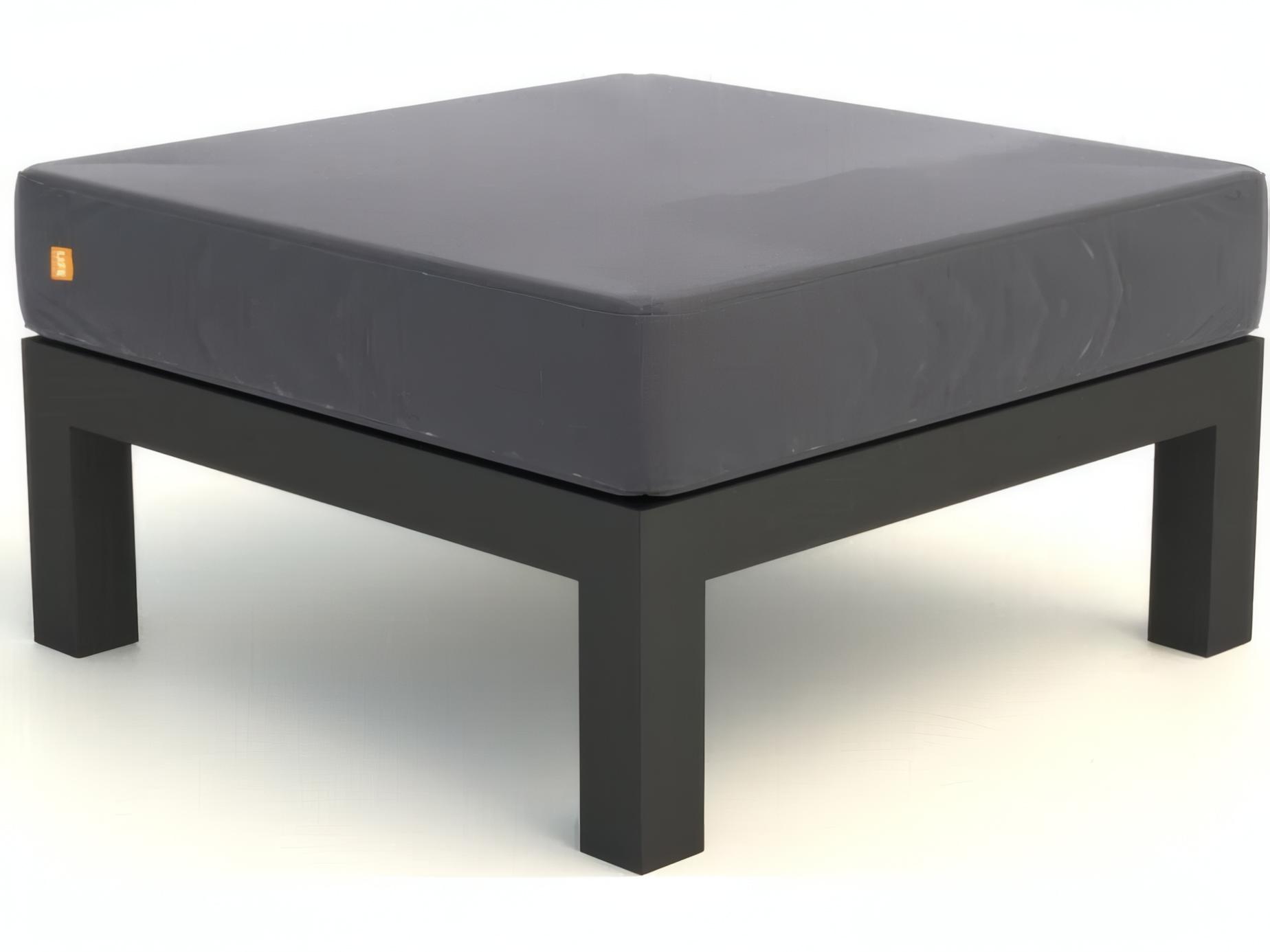 Ketller Timber Aluminum Lava/Natte Charcoal Ottoman