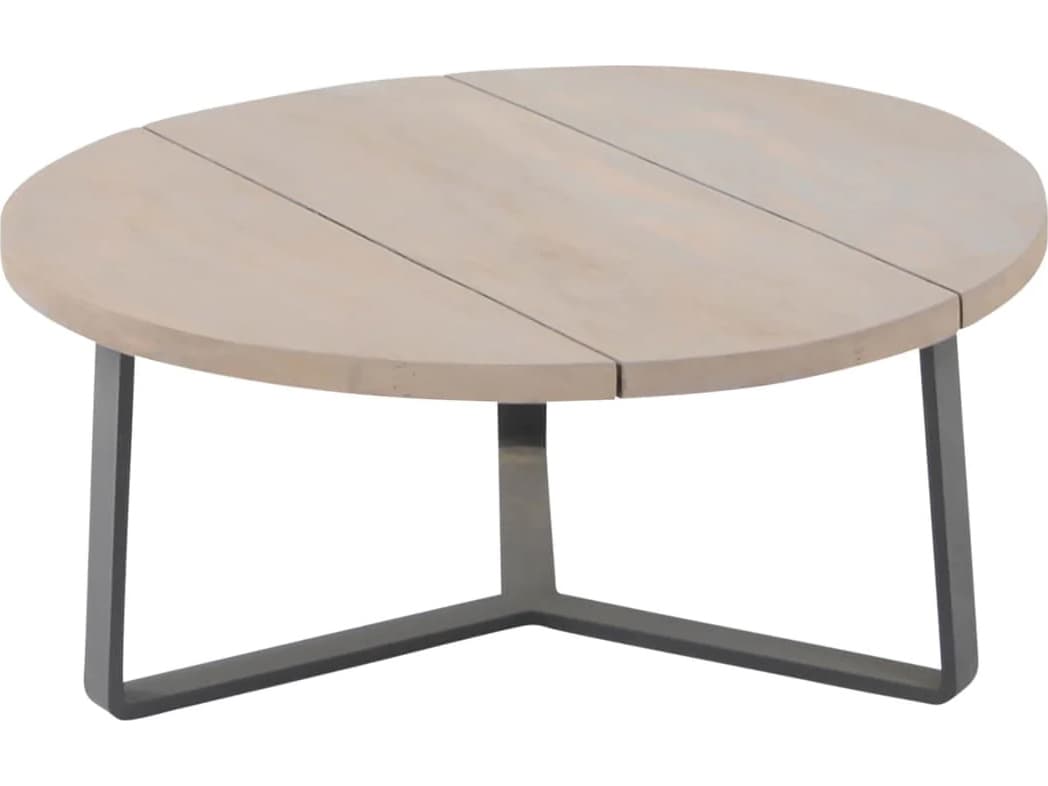 Kettler Amazon Closeout Aluminum Dia Round Patio Coffee Table with Poly Top