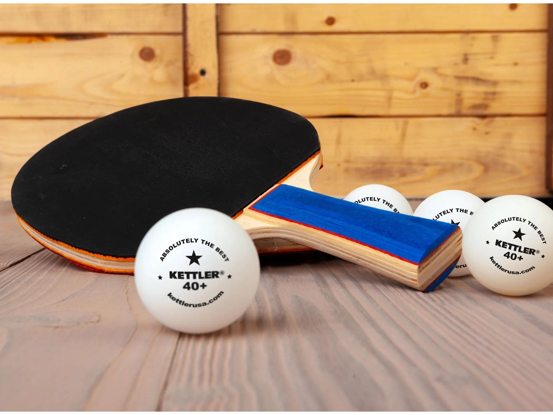 Kettler 1-Star White Table Tennis Training Balls - 144 Count Bag