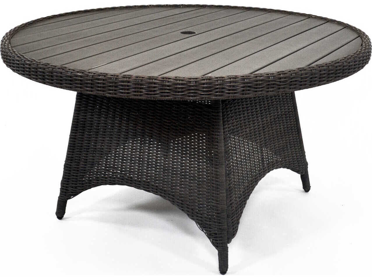 Kettler Palma Rattan Canvas Coal Aluminum Dining Set