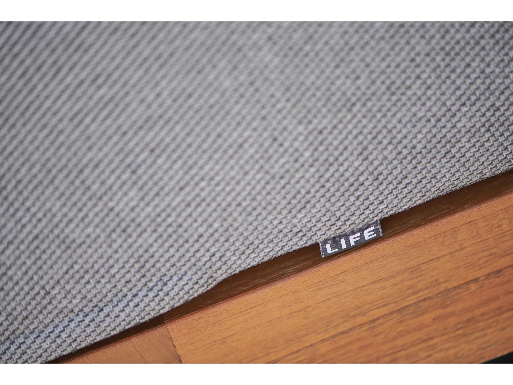 Kettler Fitz Roy Aluminum Lava Outdoor Patio Sofa in Natte Charcoal