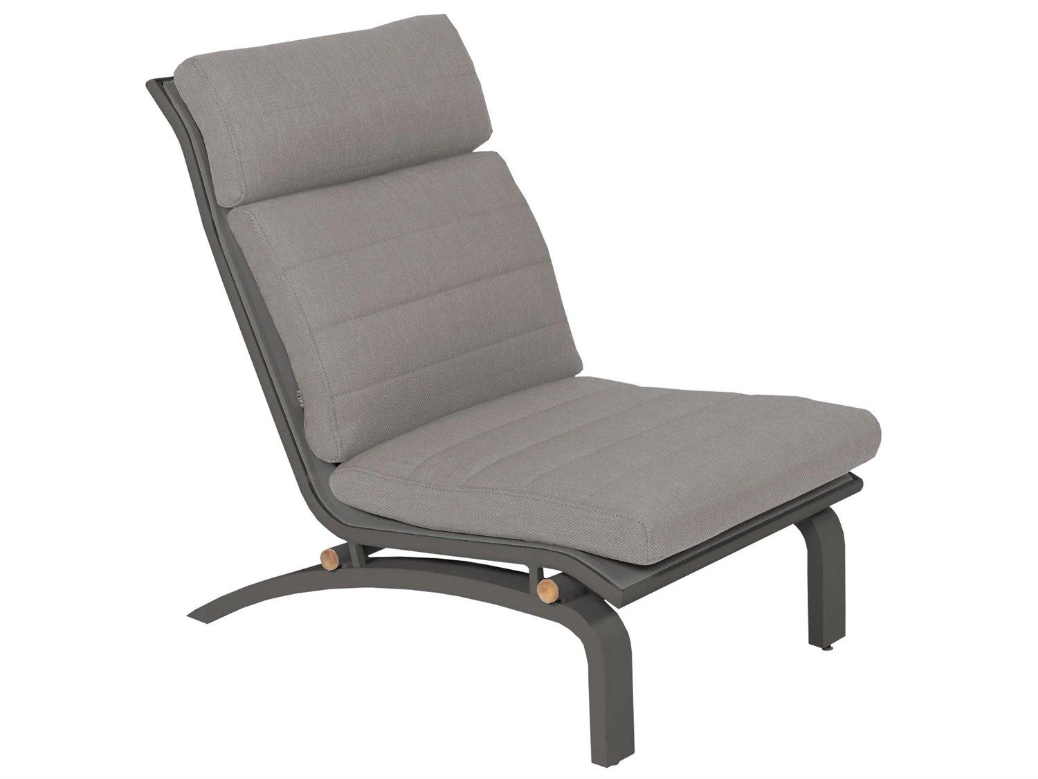 Kettler Life Felix Lava teak comforma Steel Aluminum Cushion Lounge Chair