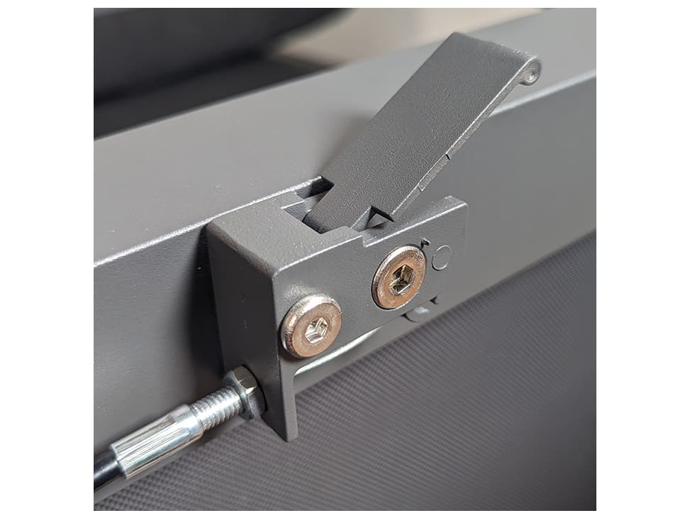 Kettler Boston Select Aluminum Lava Reclining Outdoor Lounge Chair in Natte Charcoal