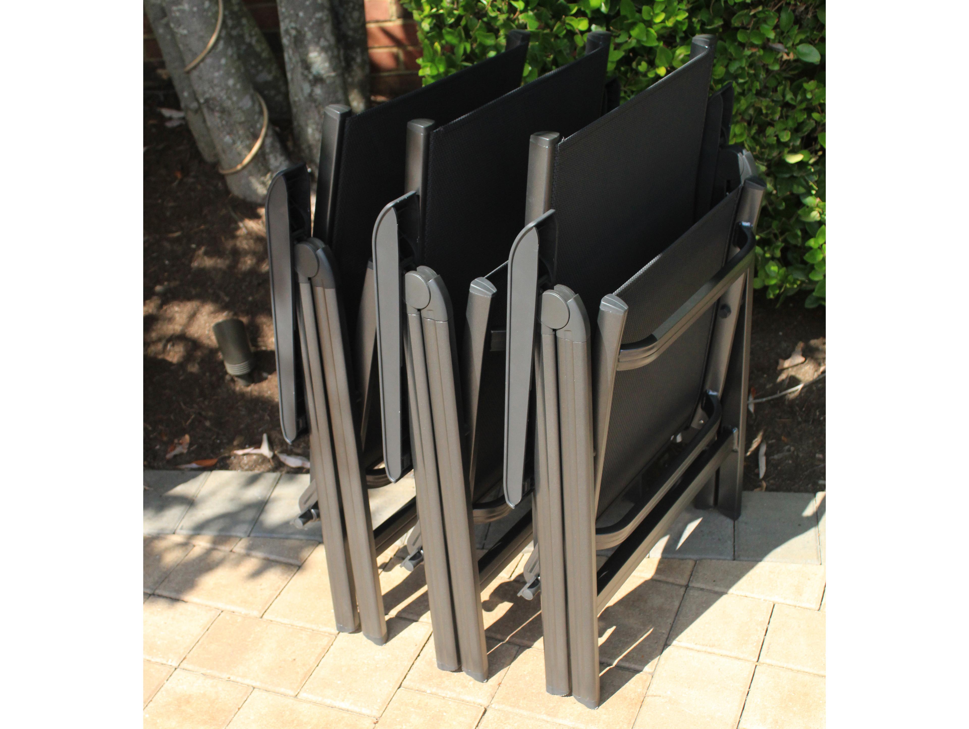 Kettler Basic Plus Grey Grey Aluminum Dining Set