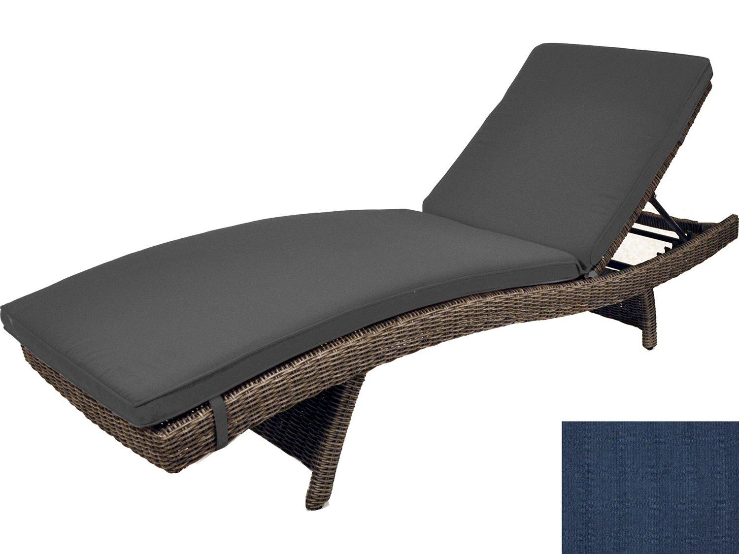 Kettler Palma Wicker Multi-Position Patio Chaise Lounge in Spectrum Indigo