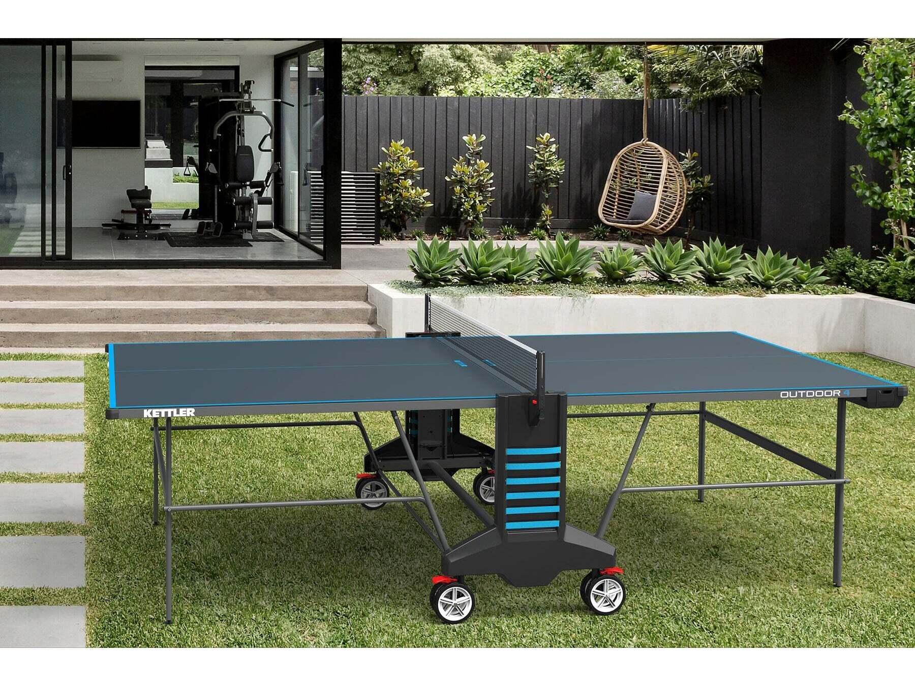 Kettler Table Tennis Outdoor 4 Bundle With 2-Player Set