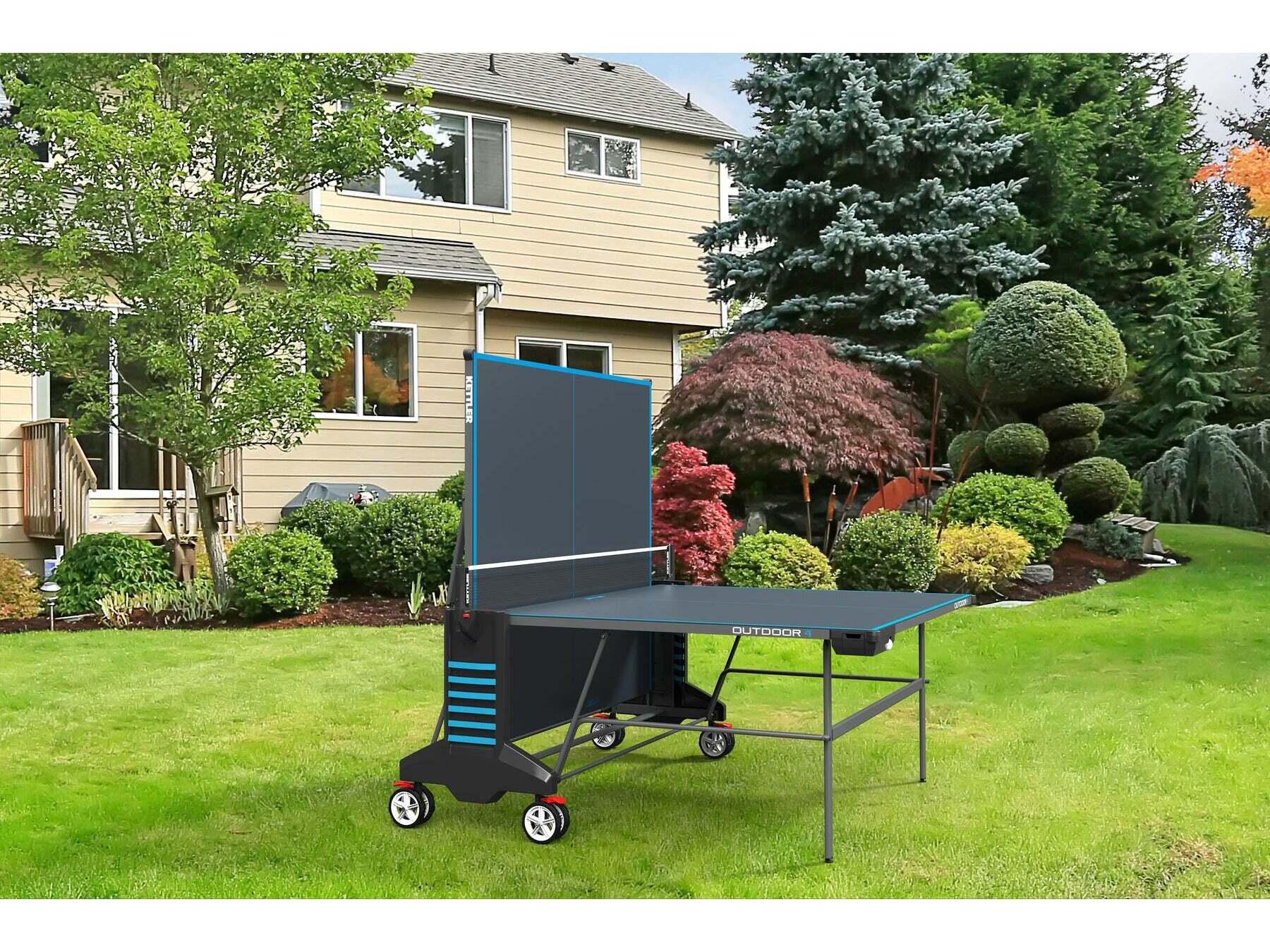 Kettler Table Tennis Outdoor 4 Bundle With 2-Player Set