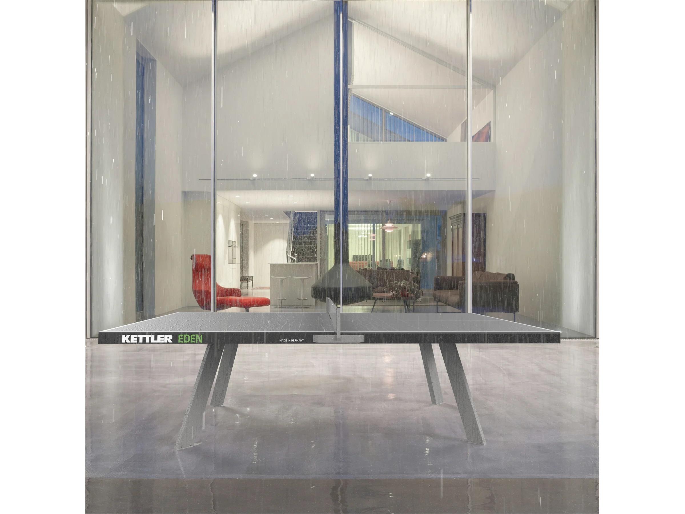 Kettler Eden Outdoor Grey Stationary Table Tennis Table