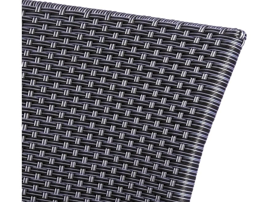 Kettler Pilano Wrought Iron Woven Silver-Gray Weave Dining Arm Chair Set of 6