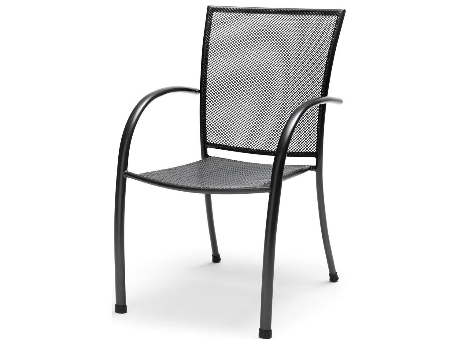 Kettler Pilano Steel Wrought Iron Gray 7 Piece Patio Dining Set