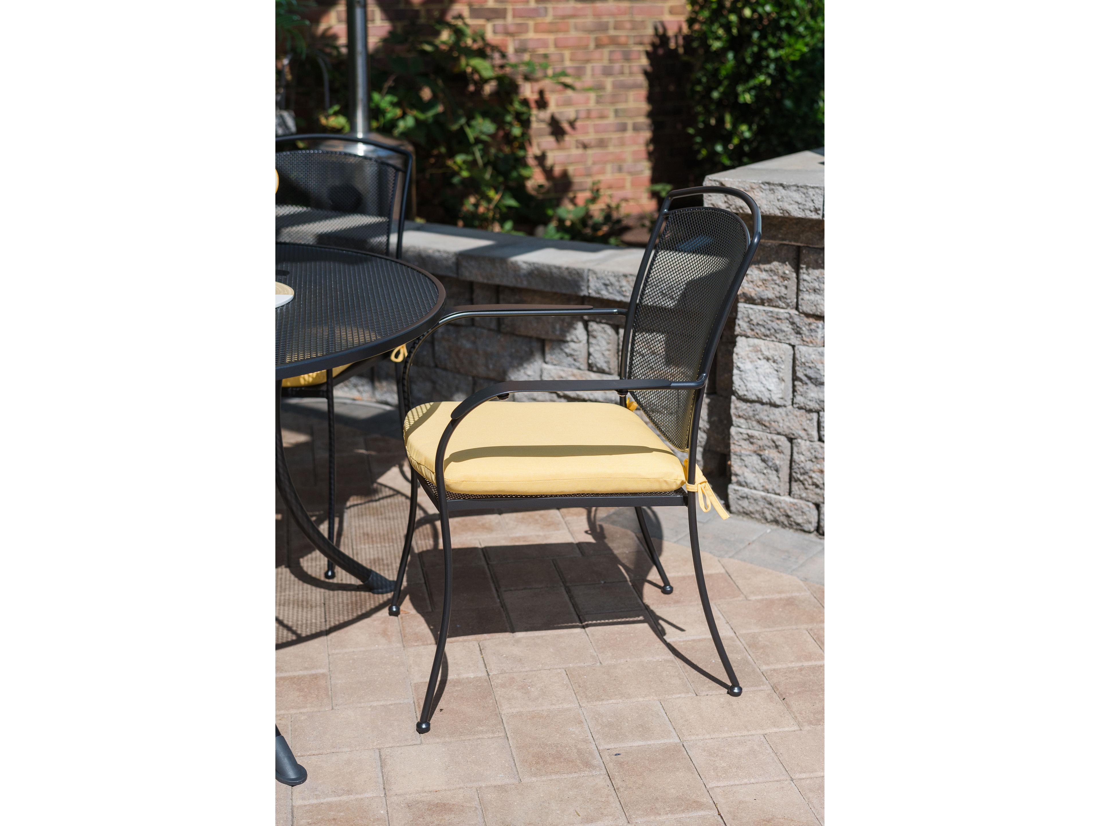 Kettler Henley Steel Gray Dining Arm Chair Set of 6