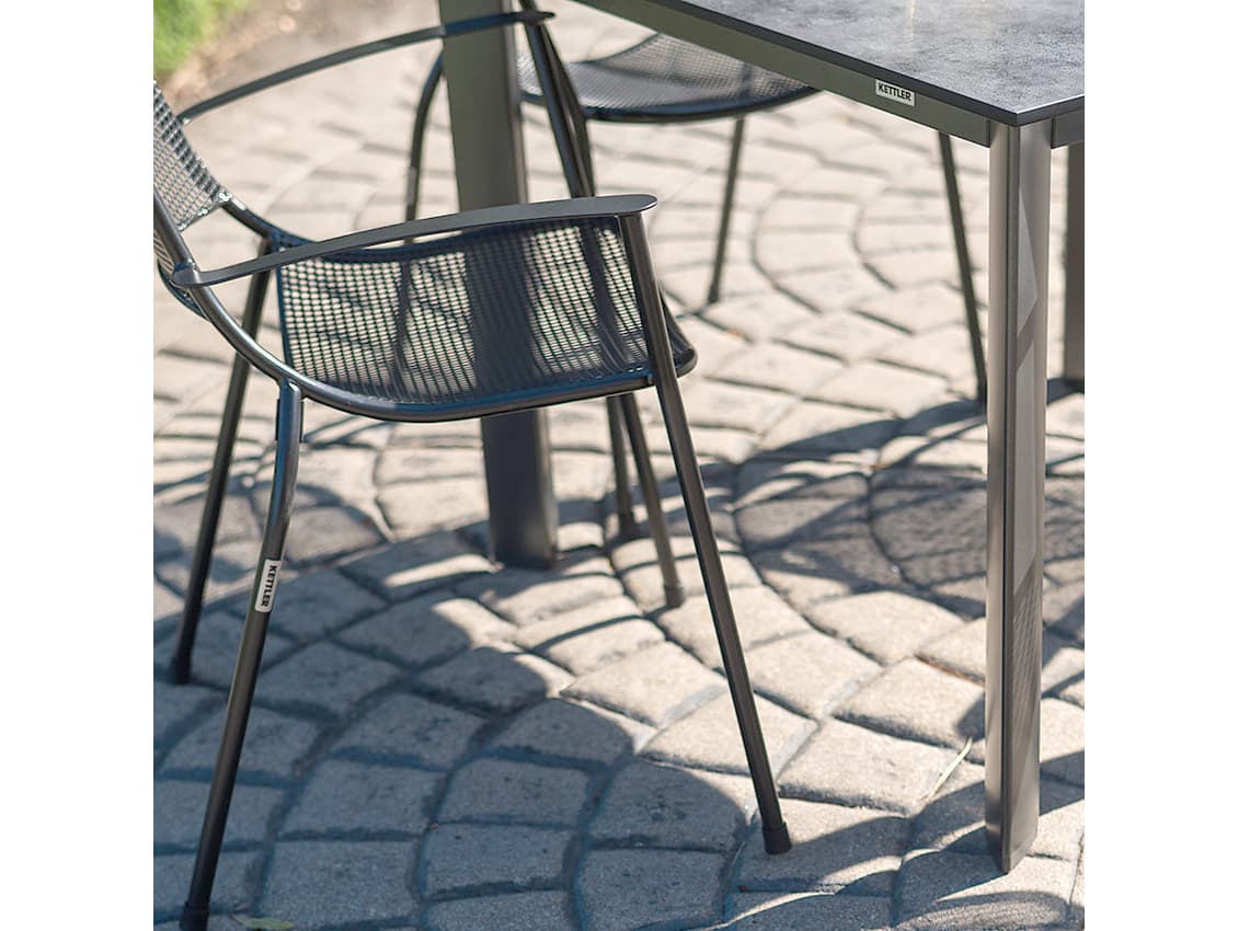 Kettler Metro Grey Steel Dining Set